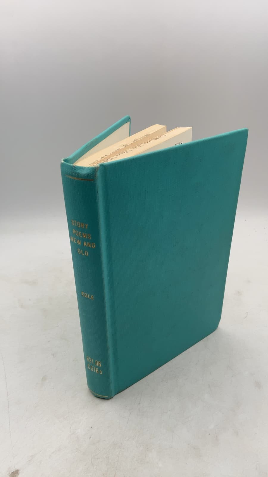 Story Poems New and Old by William Cole - front cover