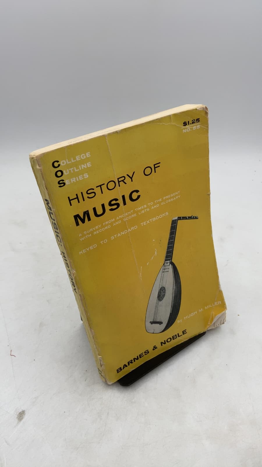 History of Music by Hugh Milton Miller - front cover