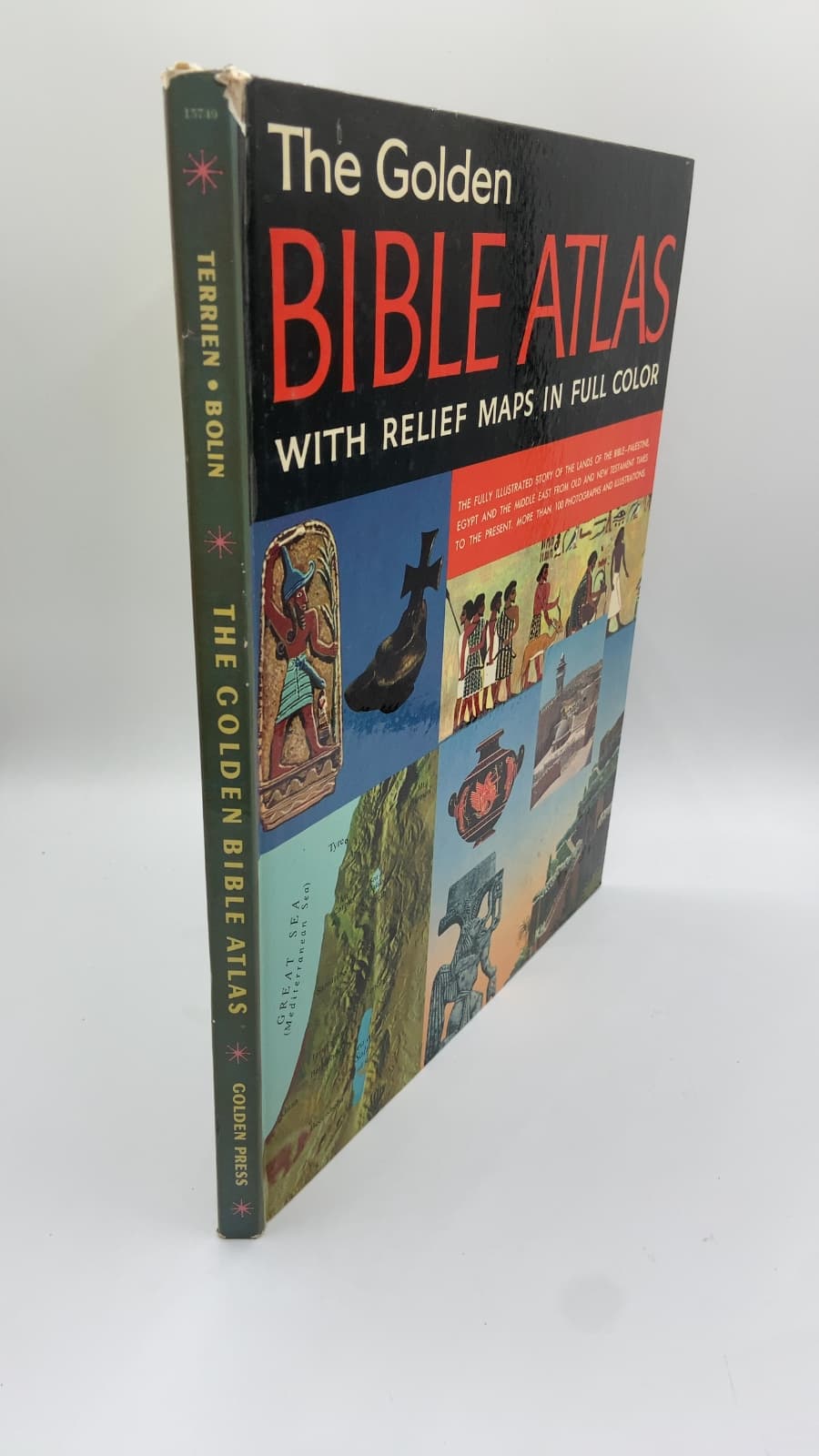 The Golden Bible Atlas by Samuel Terrien - front cover