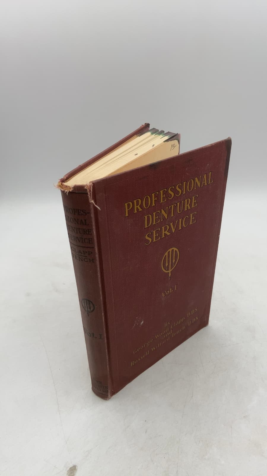 Professional Denture Service, Vol. I by George Wood Clapp, D.D.S. and Russell Wilford Tench, D.D.S. - front cover