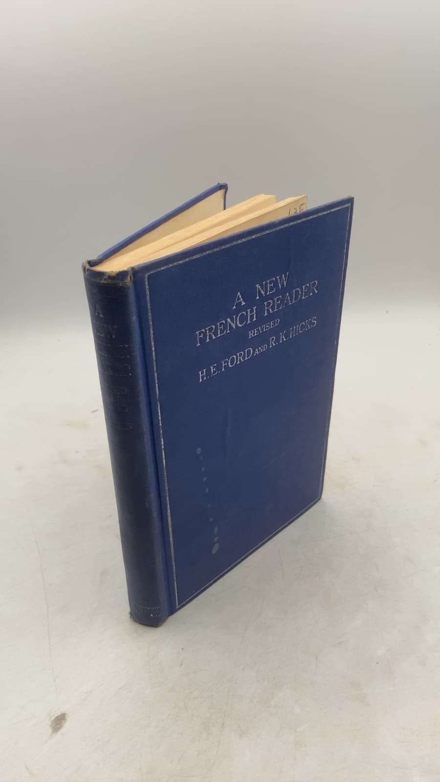 A New French Reader by H. E. Ford and R. K. Hicks - front cover