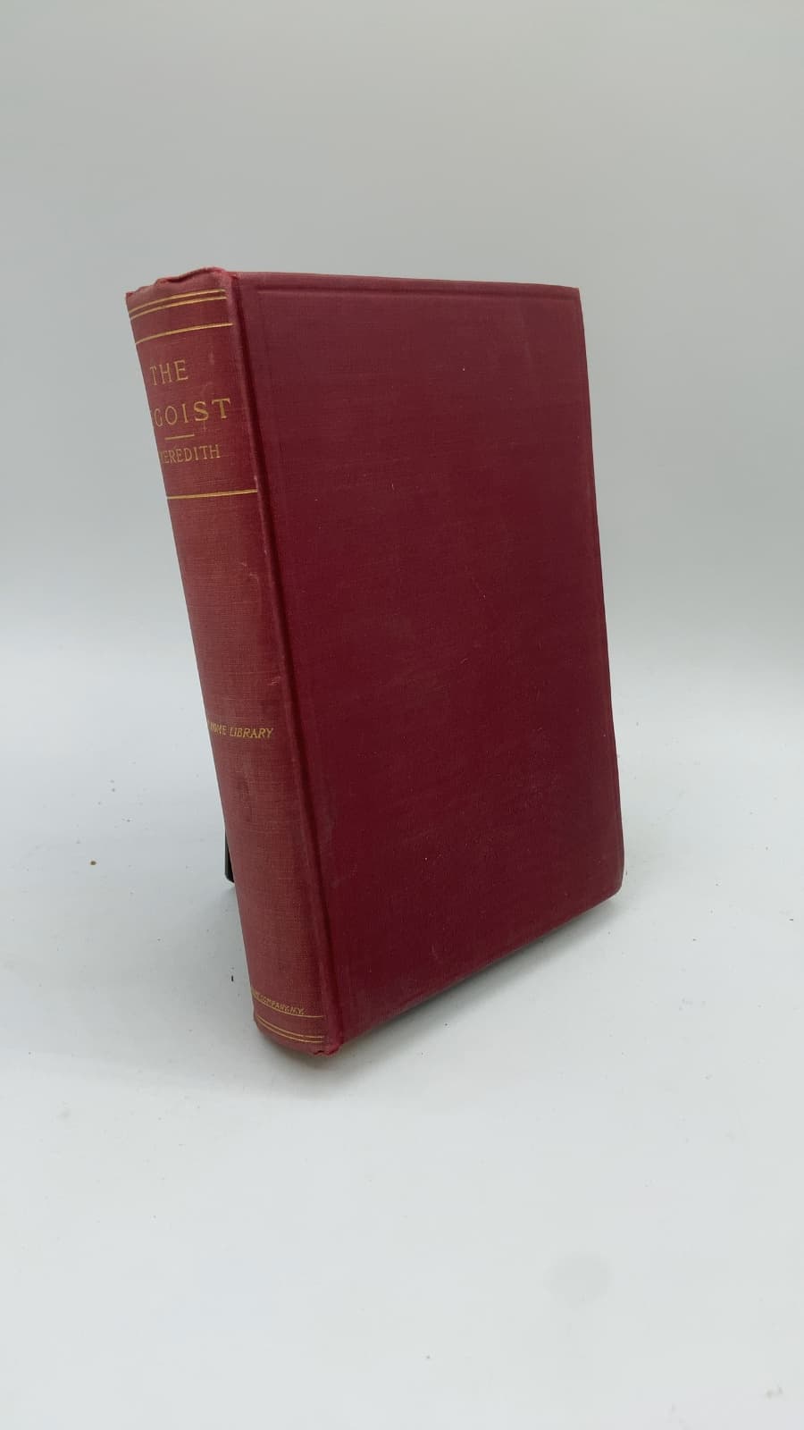 The Egoist: A Comedy in Narrative by George Meredith - front cover