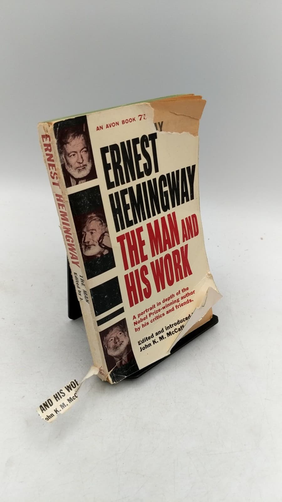 Ernest Hemingway: The Man and His Work by John K. M. McCaffery - front cover