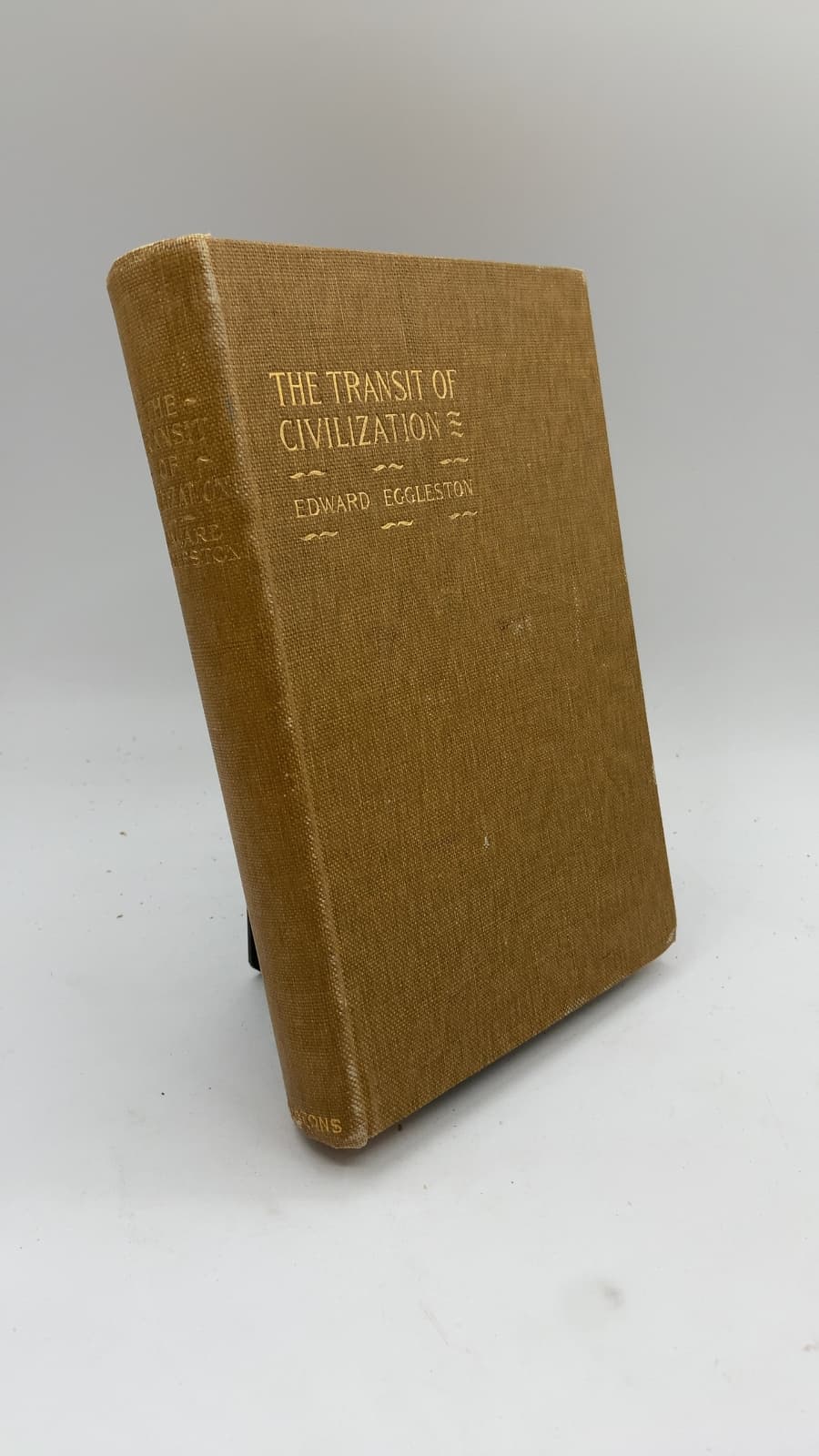 The Transit of Civilization from England to America in the Seventeenth Century by Edward Eggleston - front cover