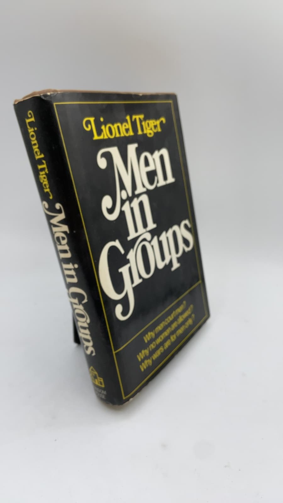 Men in Groups by Lionel Tiger - front cover