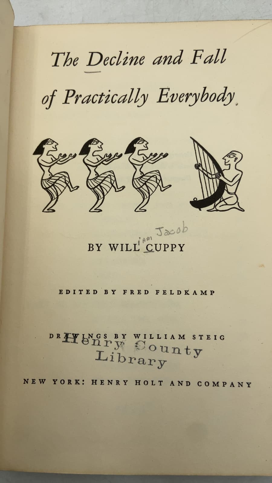 The Decline and Fall of Practically Everybody by Will Cuppy - title page