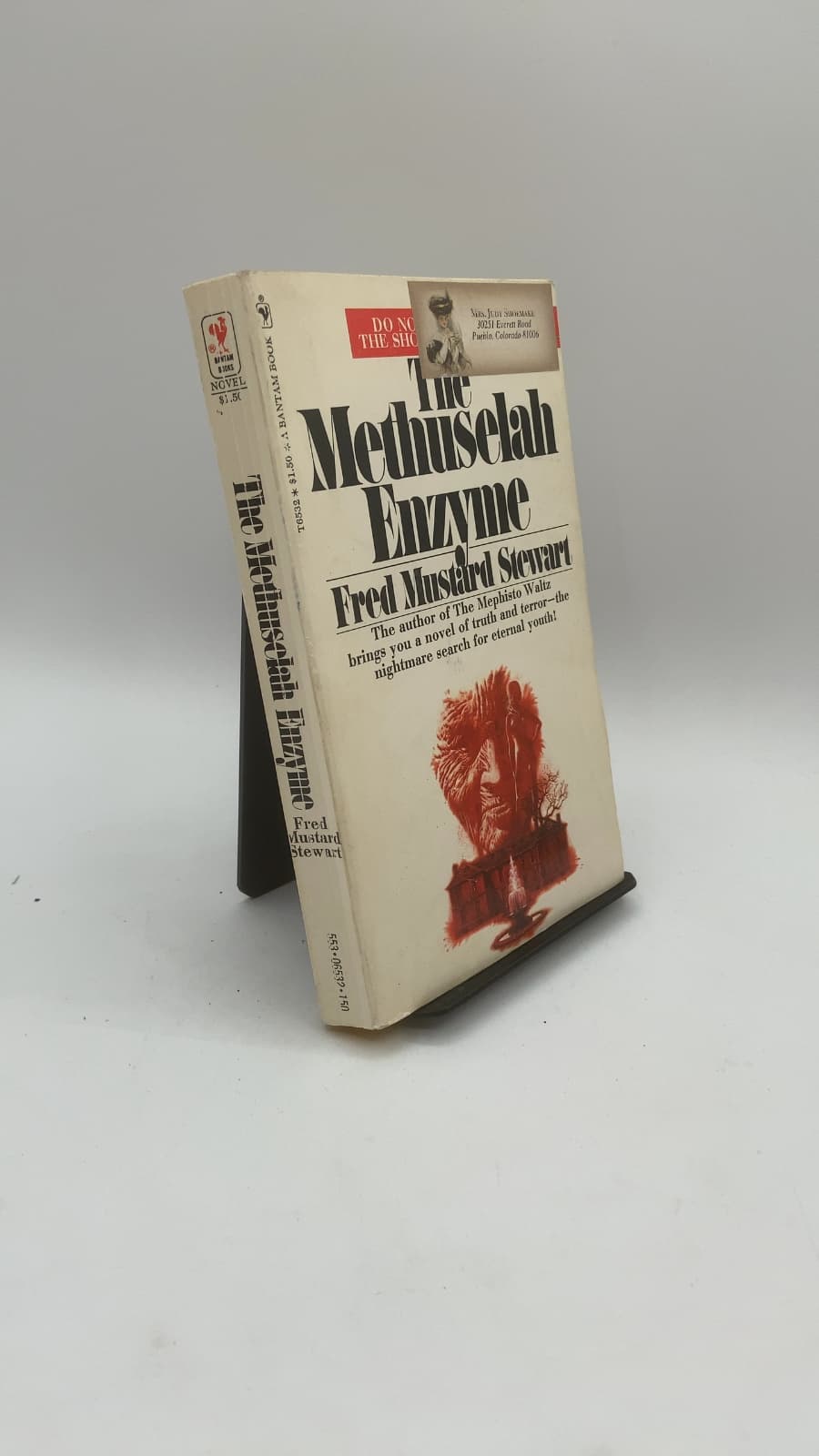 The Methuselah Enzyme by Fred Mustard Stewart - front cover
