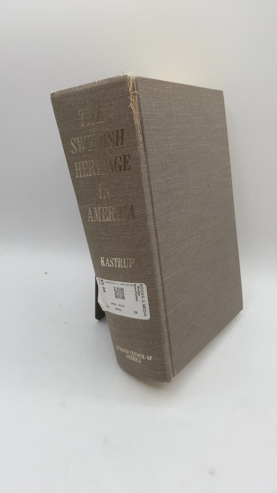 The Swedish Heritage in America by Allan Kastrup - front cover