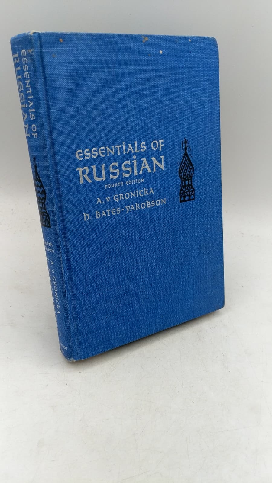 Essentials of Russian by A. v. Gronicka and H. Bates-Yakobson - front cover
