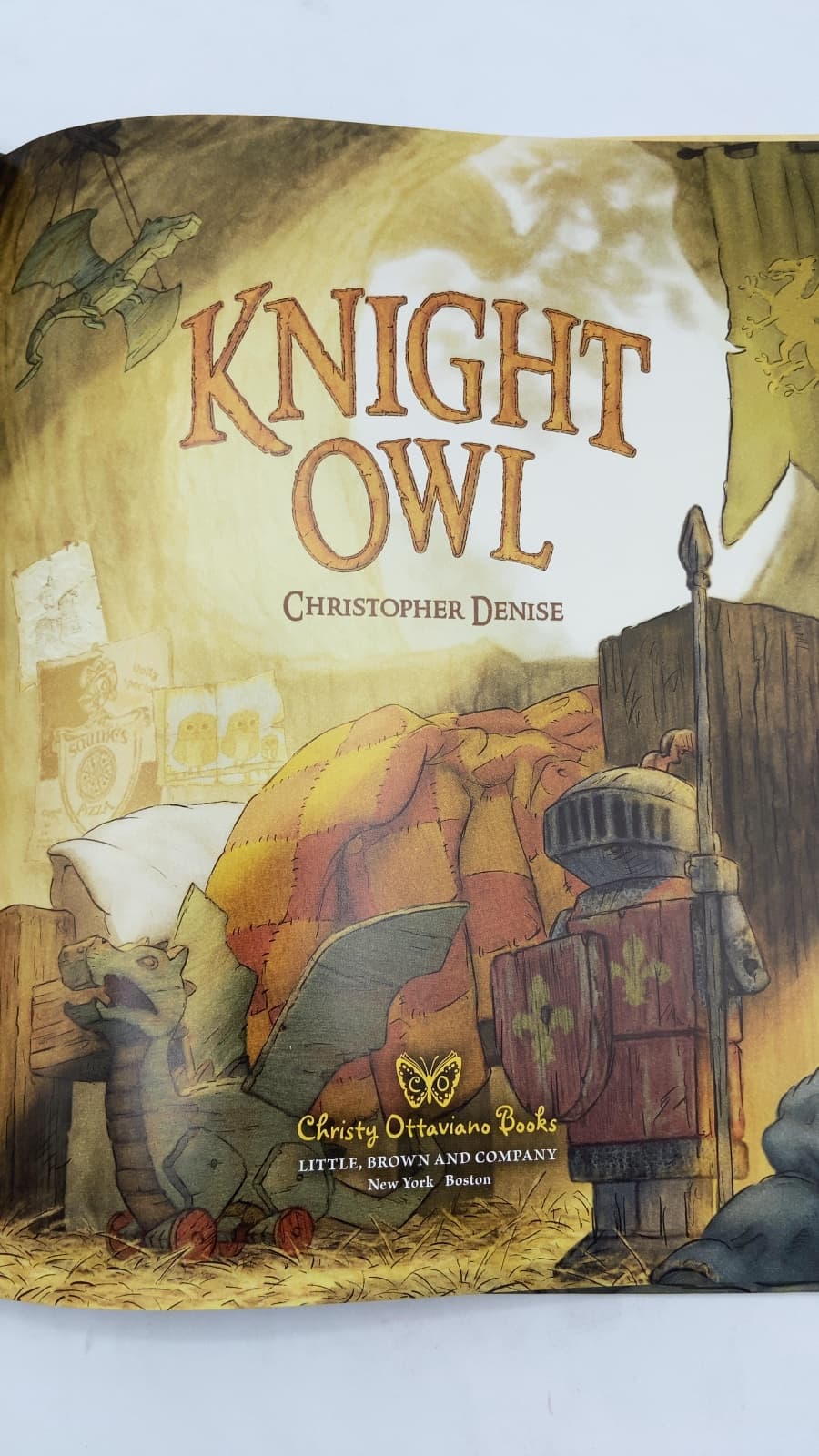 Knight Owl by Christopher Denise - title page