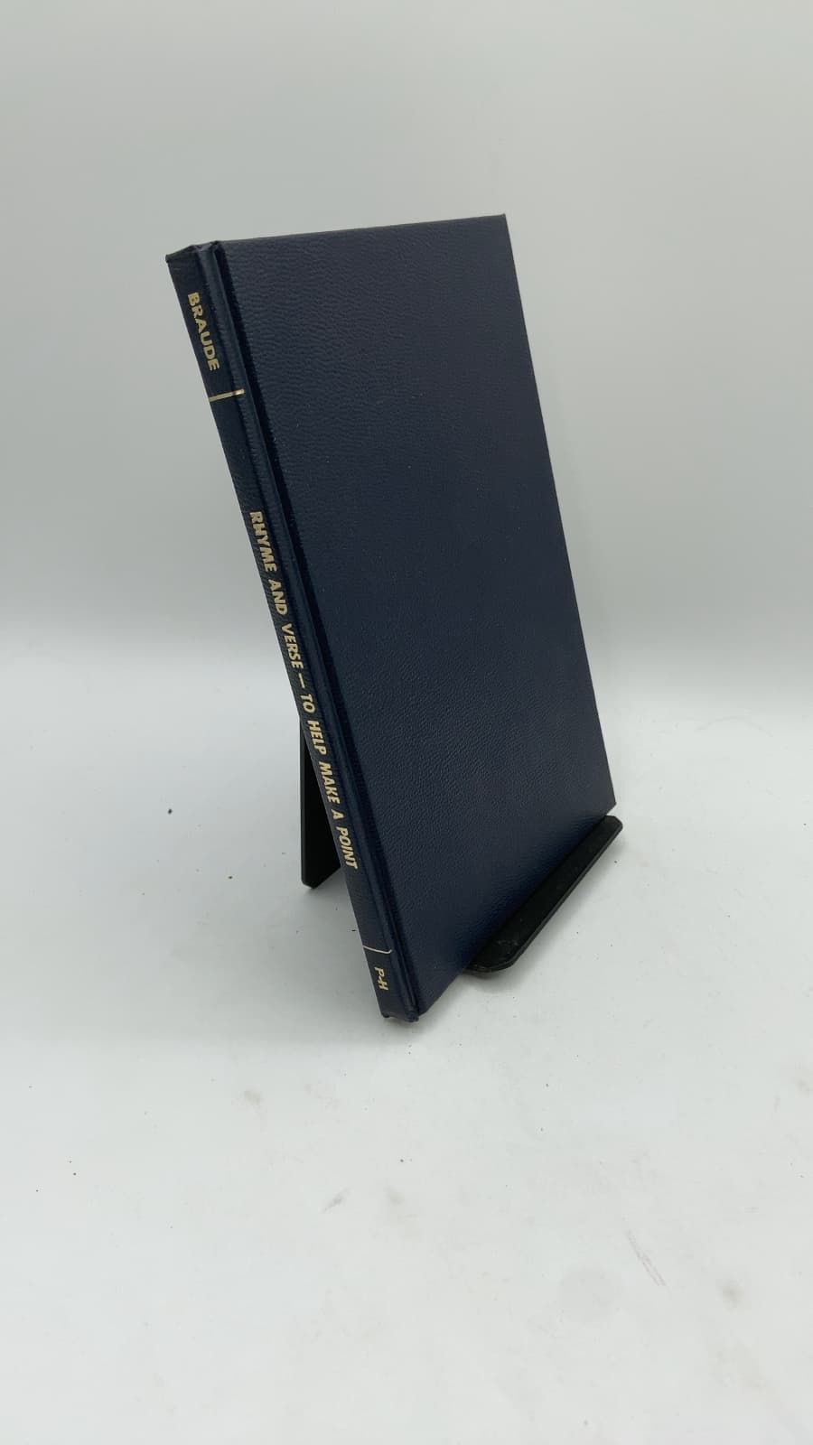 Complete Speaker's and Toastmaster's Library: Rhyme and Verse—to Help Make a Point by Jacob M. Braude - front cover