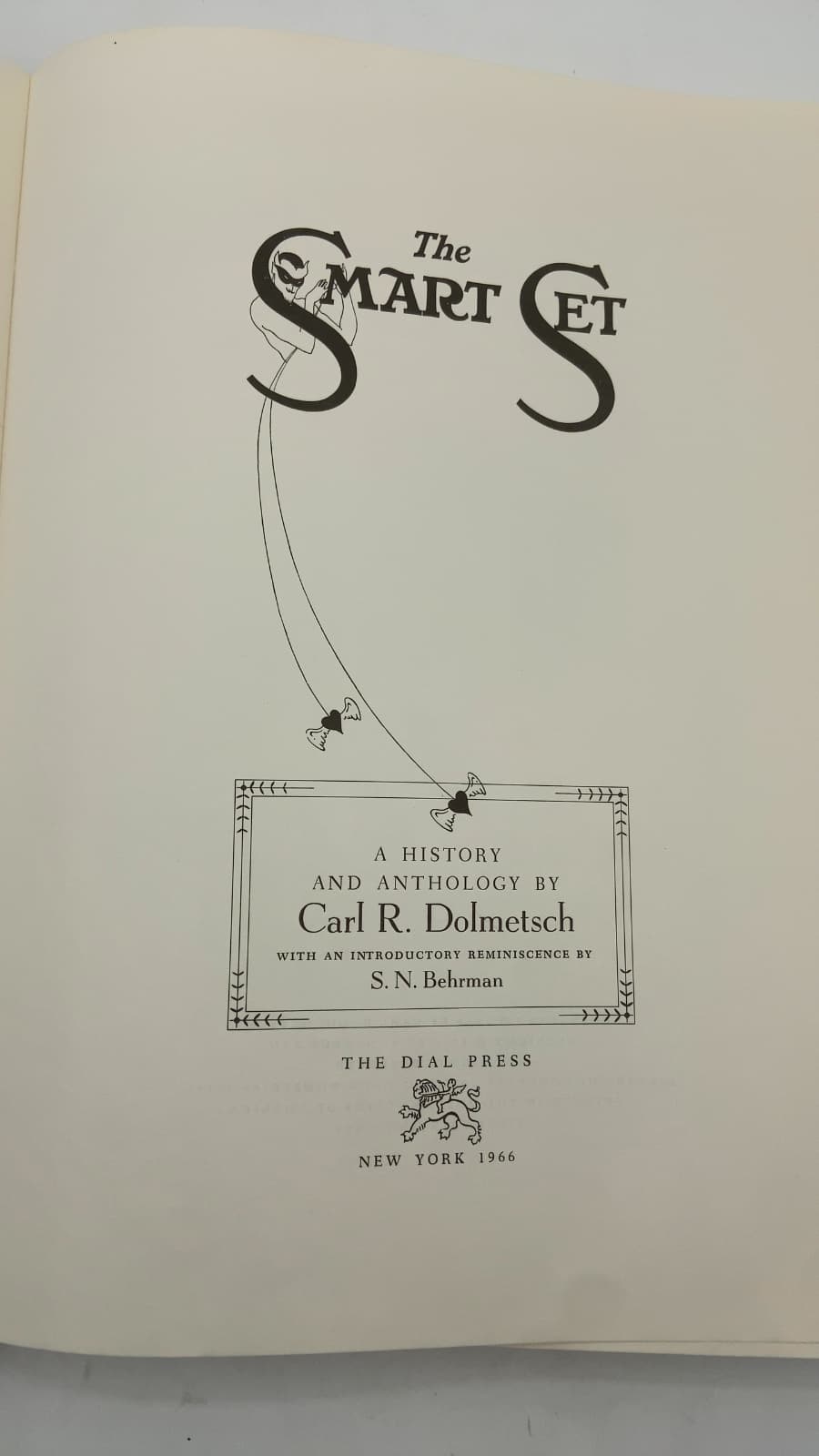 The Smart Set: A History and Anthology by Carl R. Dolmetsch - title page
