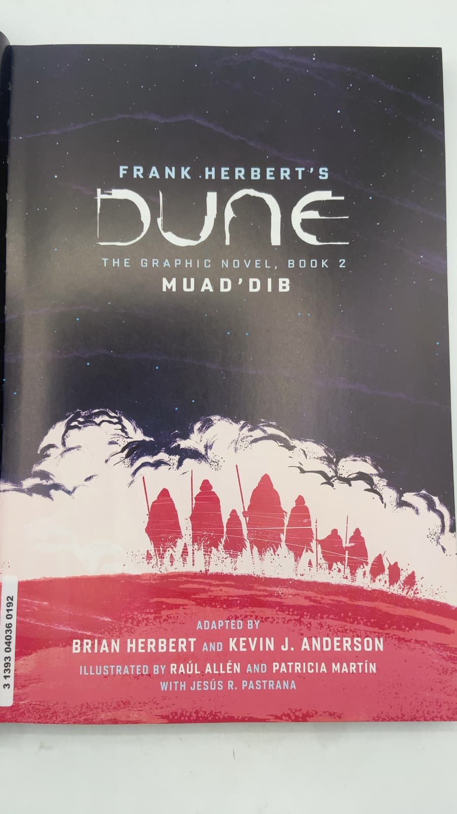 Dune: The Graphic Novel, Book 2: Muad'Dib (Deluxe Collector's Edition) by Brian Herbert and Kevin J. Anderson - title page