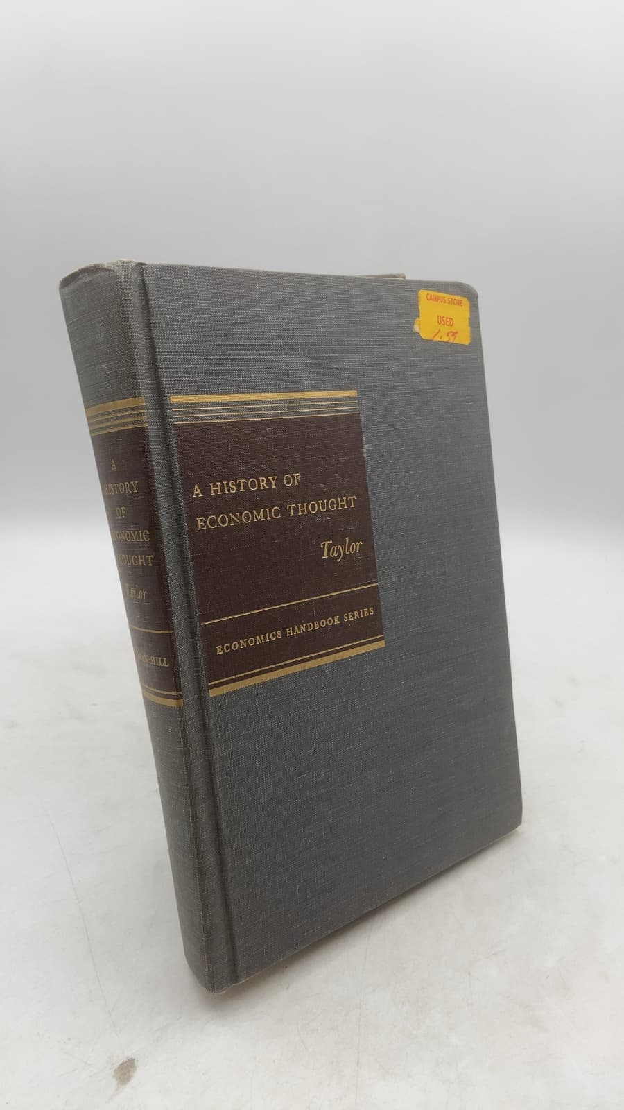 A History of Economic Thought by Overton H. Taylor - front cover