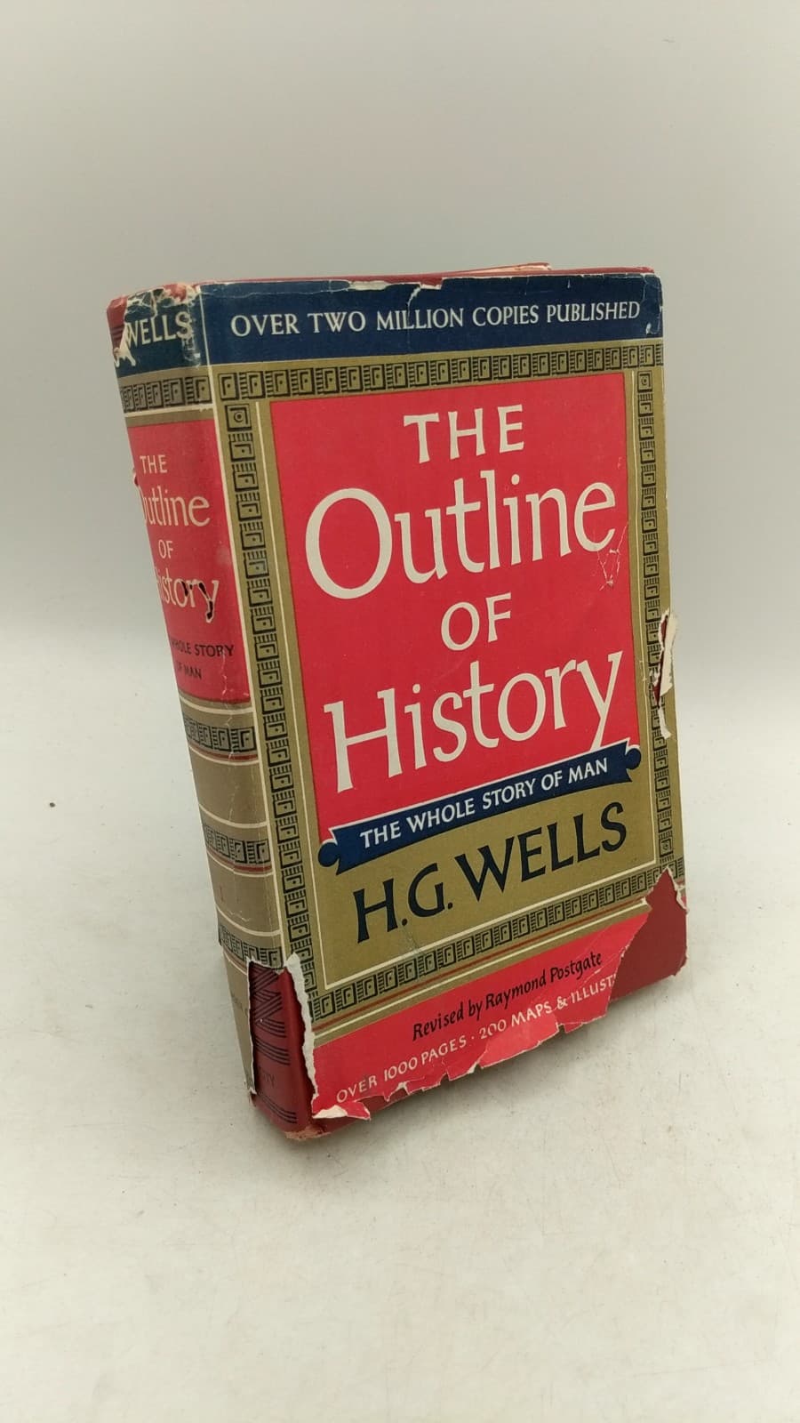 The Outline of History: Being a Plain History of Life and Mankind by H. G. Wells - front cover