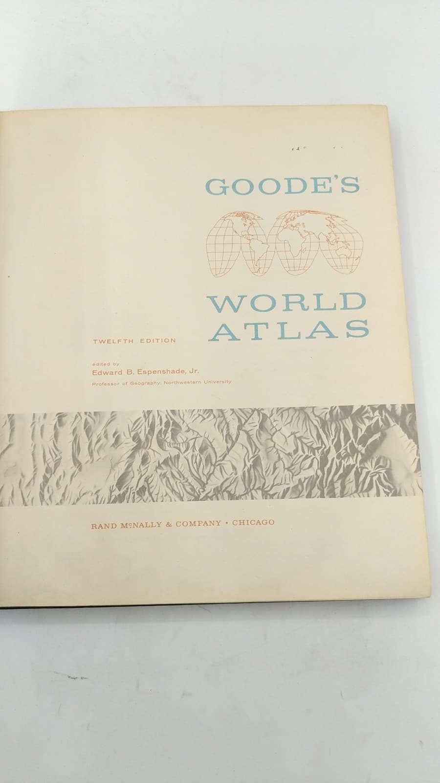 Goode's World Atlas by Edward B. Espenshade, Jr. - title page