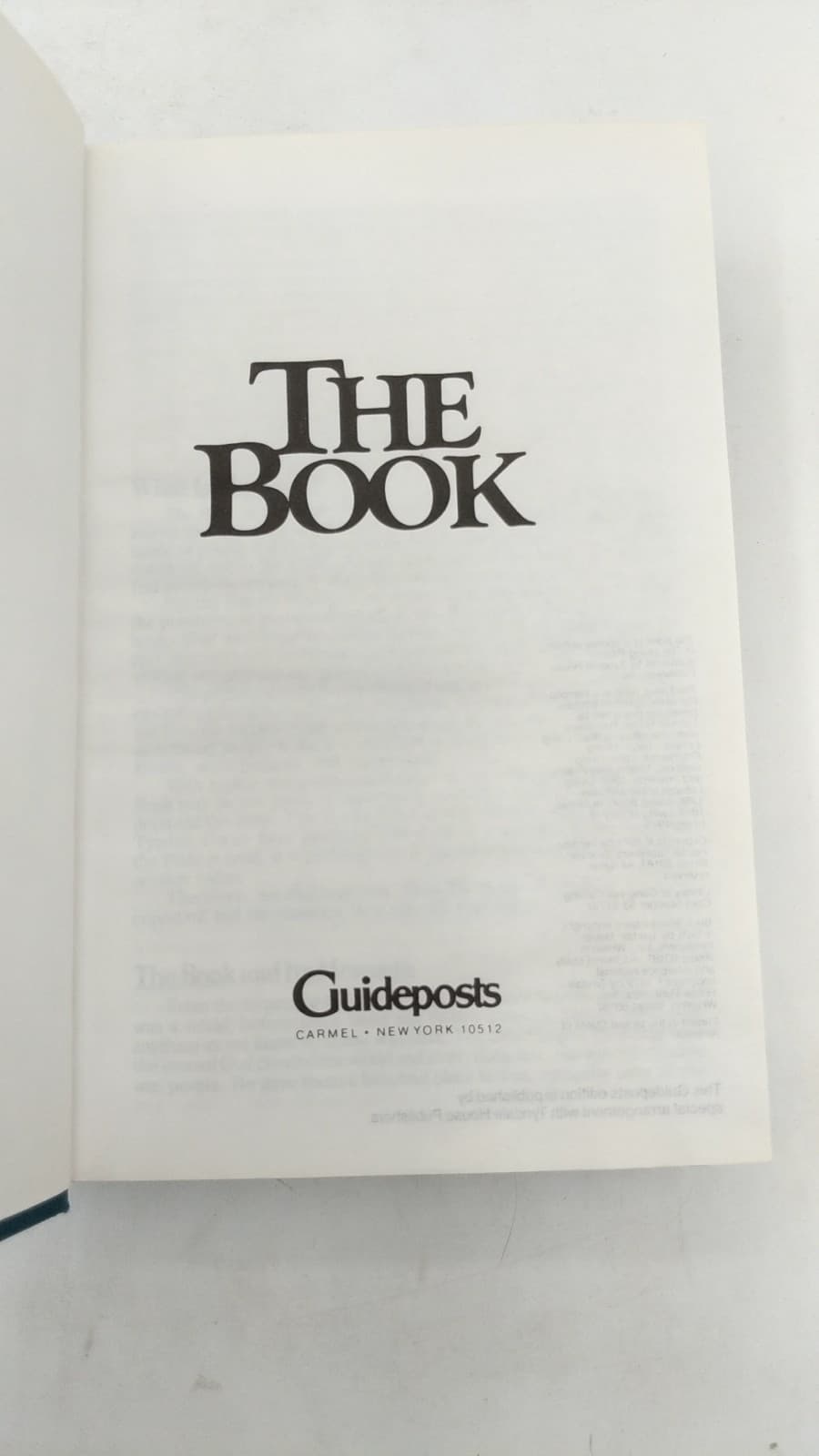 The Book: The Living Bible by Kenneth N. Taylor - title page