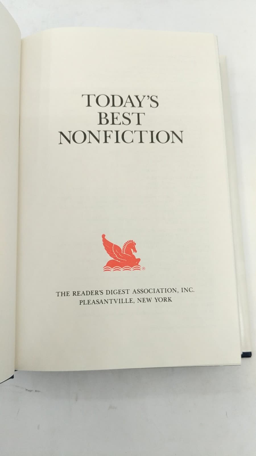 Today's Best Nonfiction (Volume 14) by Reader's Digest (Editor) - title page