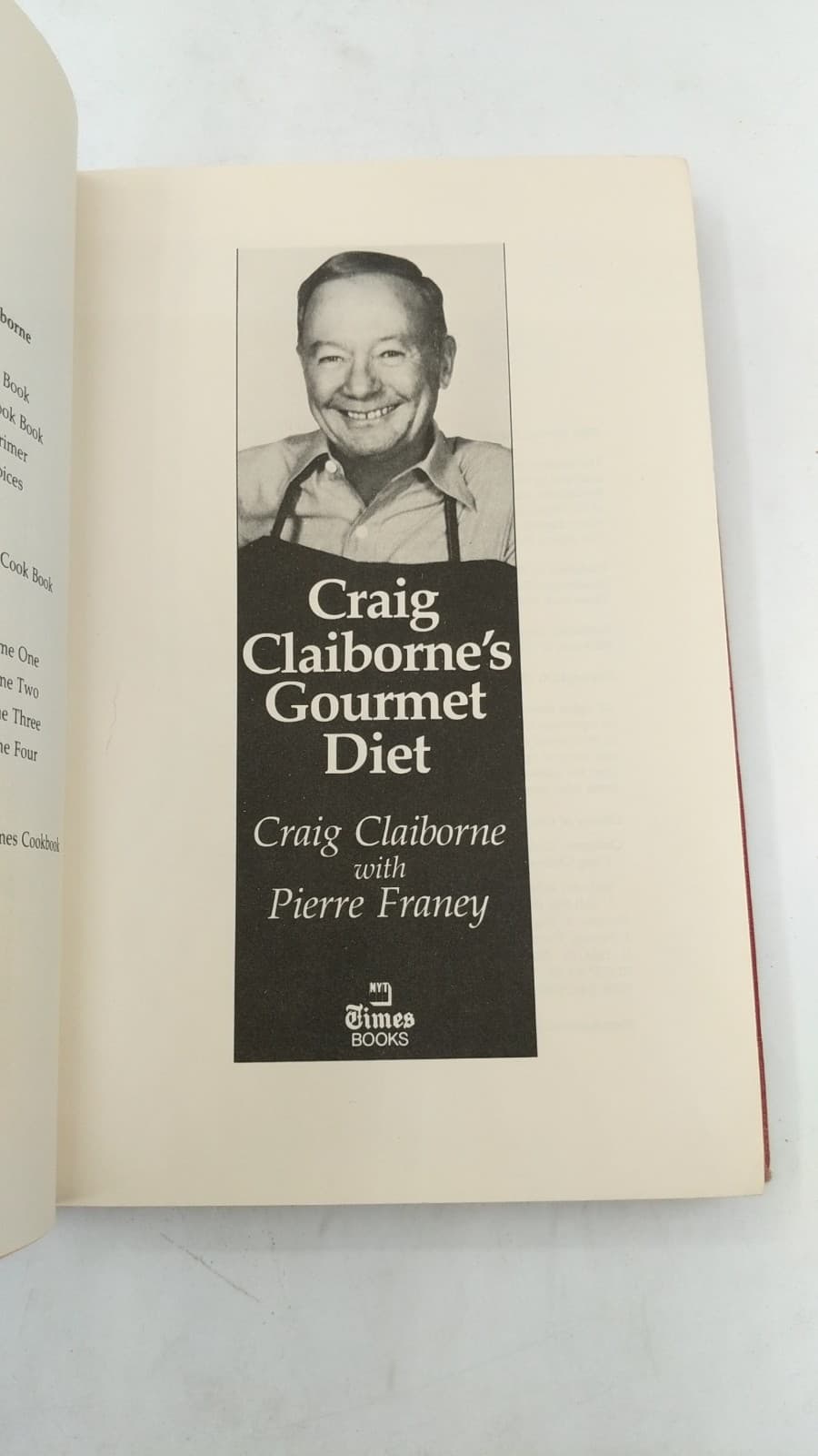 Craig Claiborne's Gourmet Diet by Craig Claiborne with Pierre Franey - title page