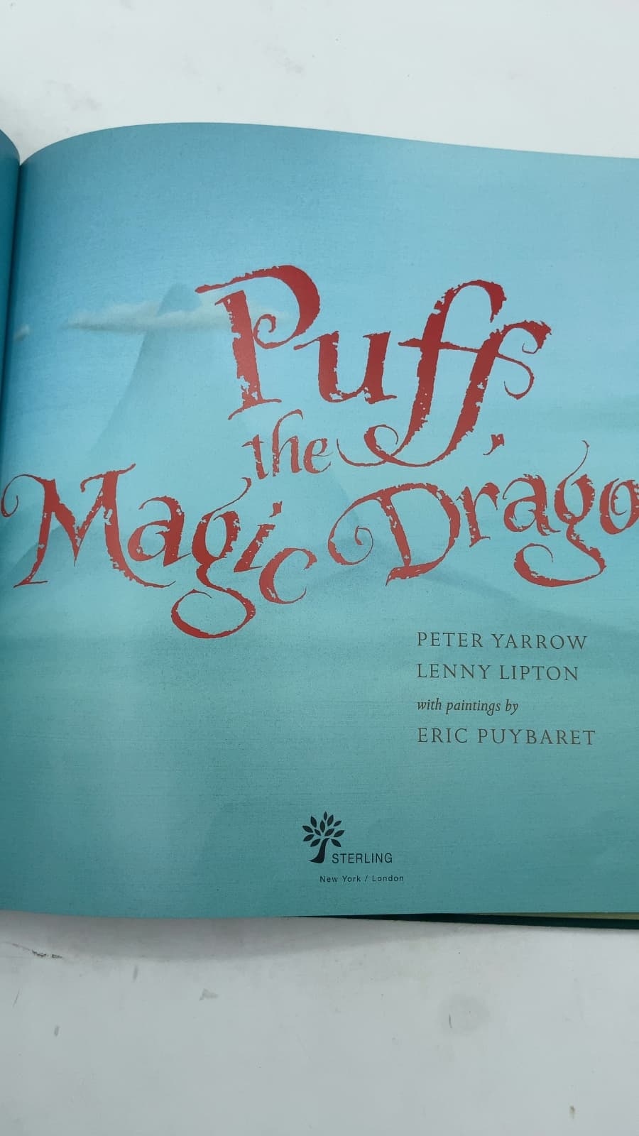 Puff, the Magic Dragon by Peter Yarrow and Lenny Lipton - title page