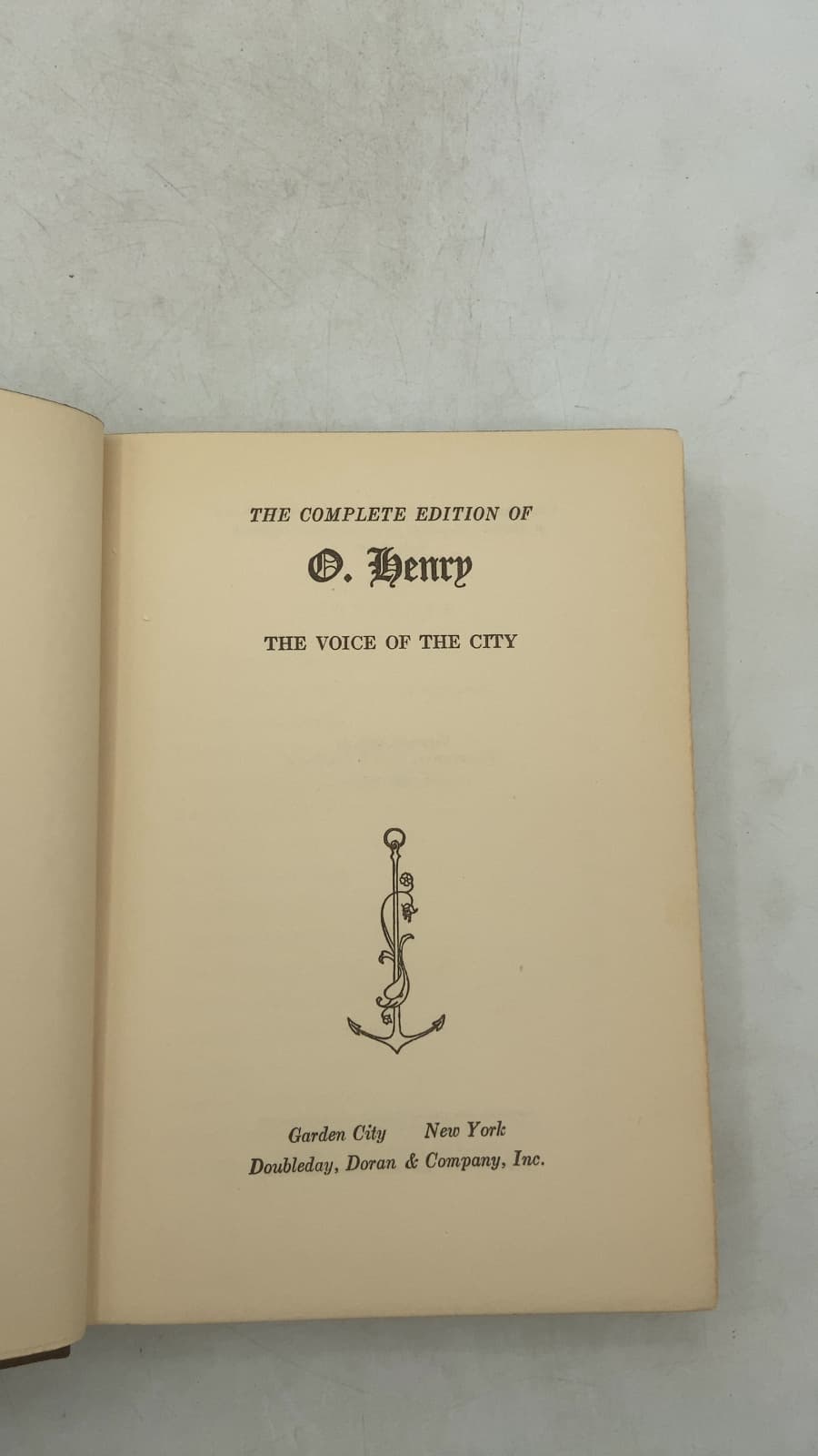 The Voice of the City by O. Henry - title page