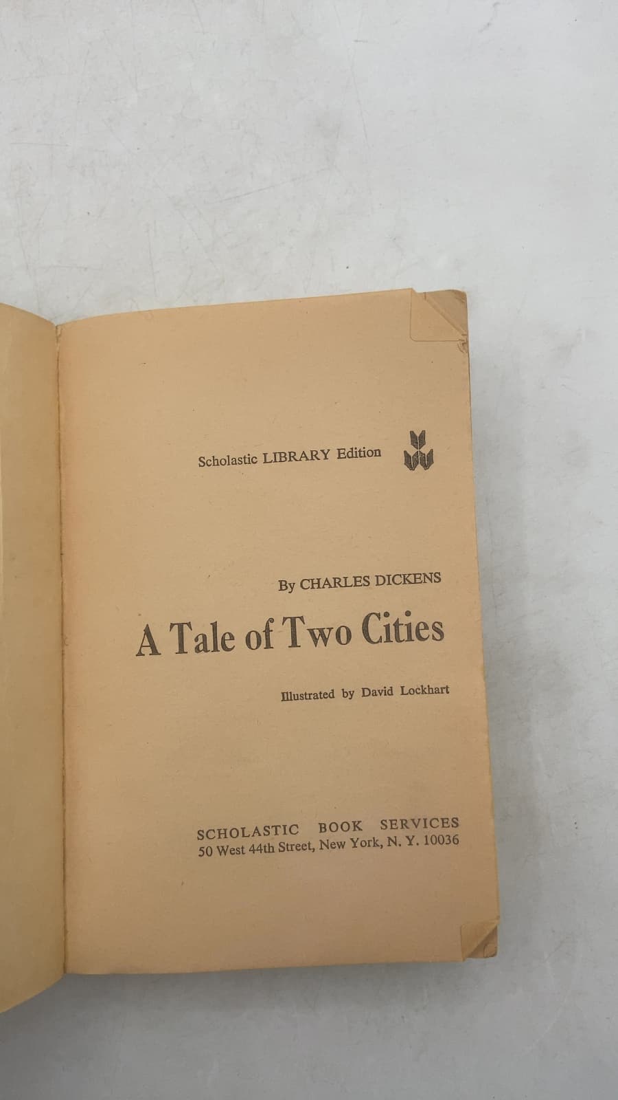 A Tale of Two Cities by Charles Dickens - title page