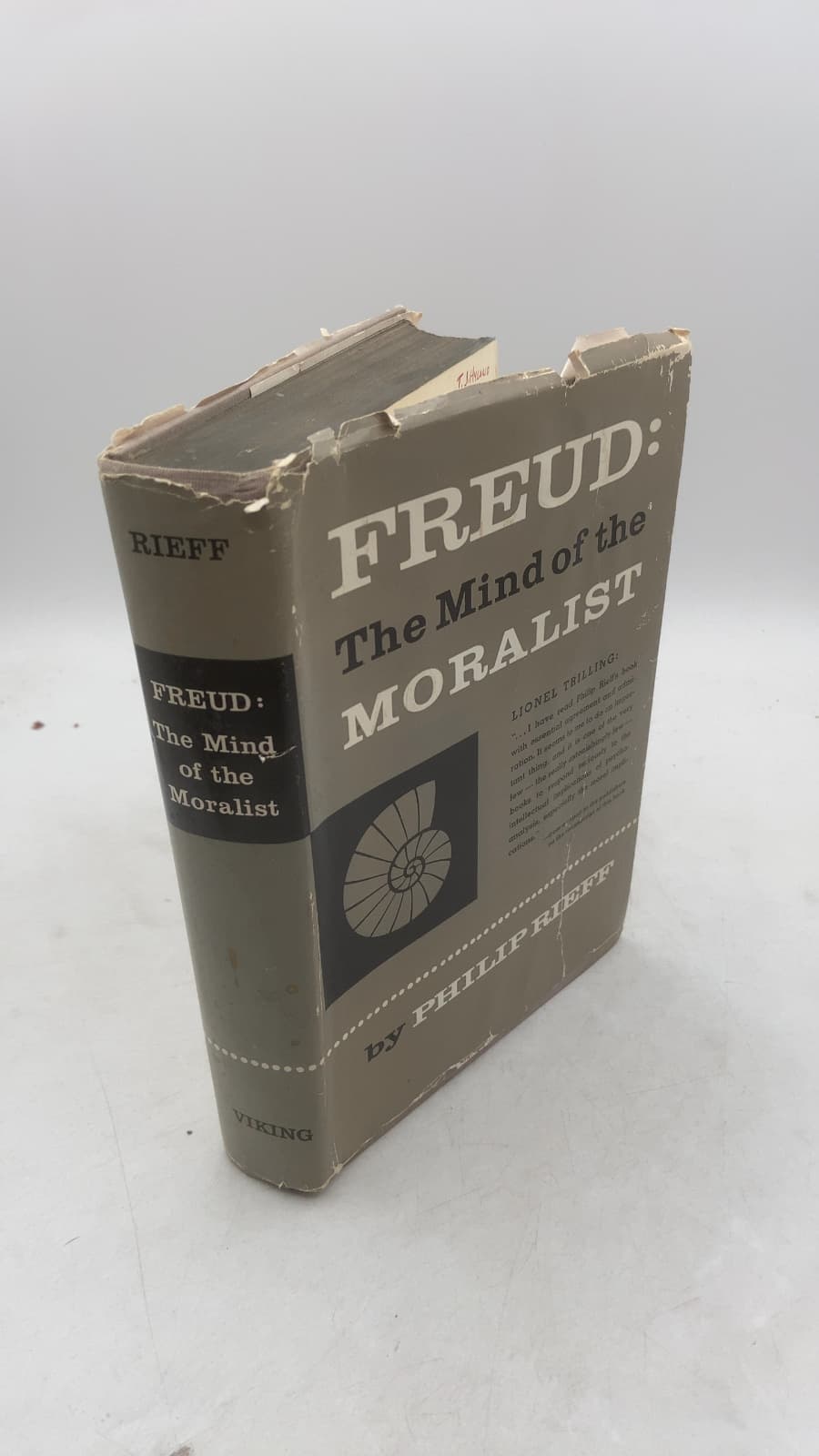 Freud: The Mind of the Moralist by Philip Rieff - front cover