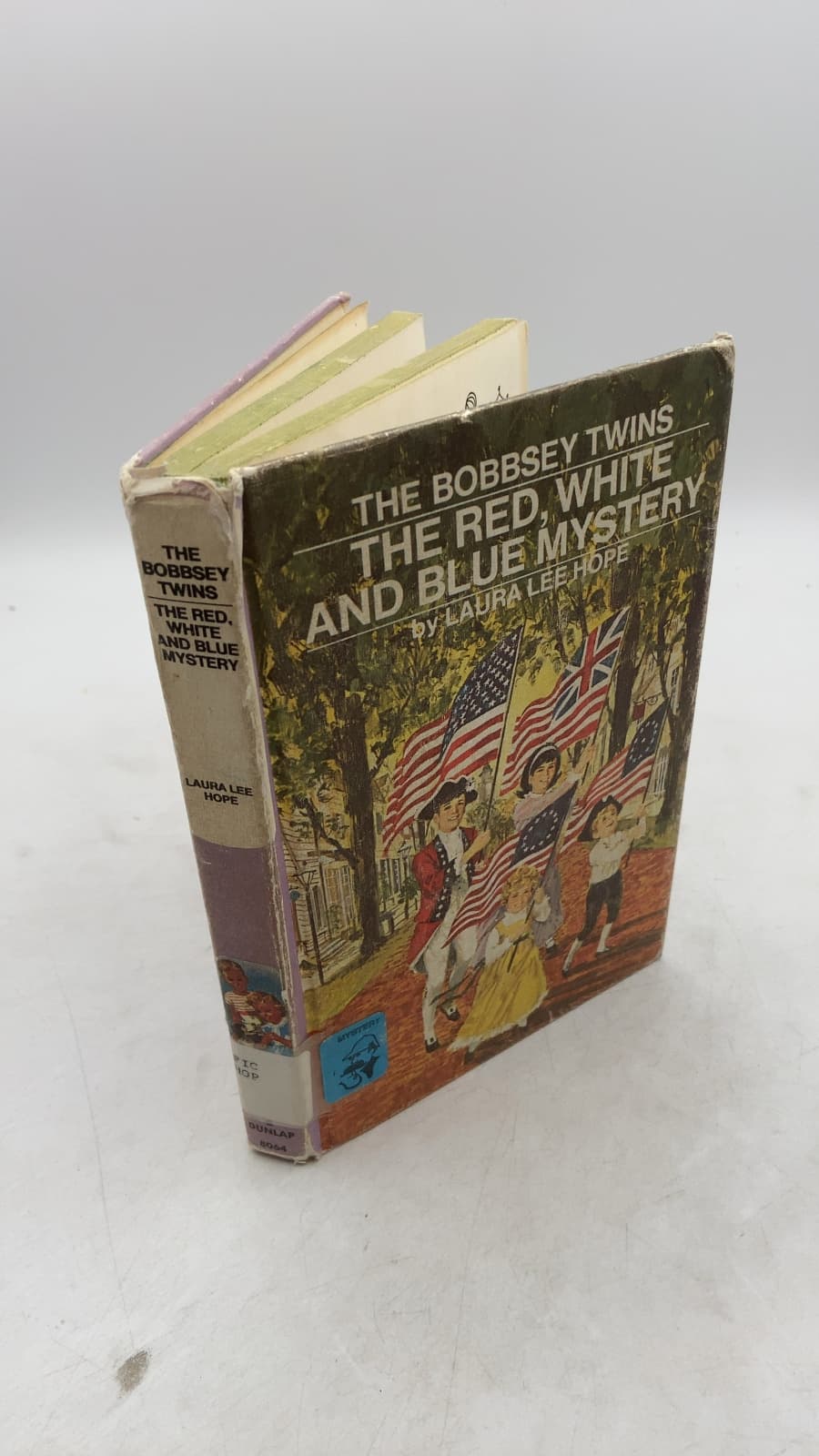 The Bobbsey Twins: The Red, White and Blue Mystery by Laura Lee Hope - front cover