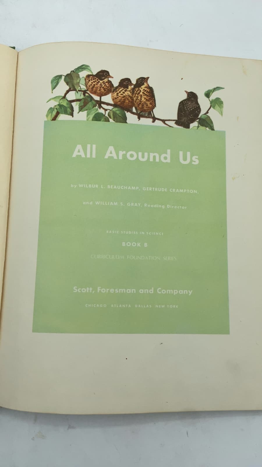 All Around Us by Wilbur L. Beauchamp, Gertrude Crampton, and William S. Gray - title page