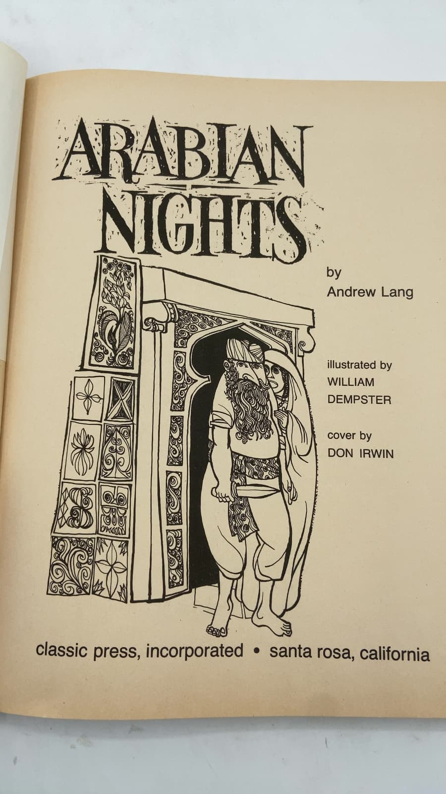 Arabian Nights by Andrew Lang - title page