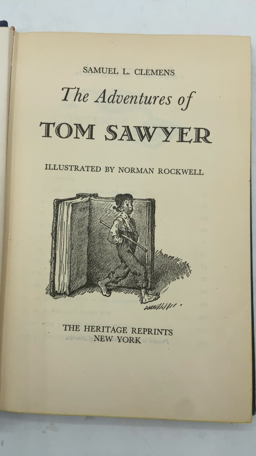 The Adventures of Tom Sawyer by Samuel L. Clemens - title page