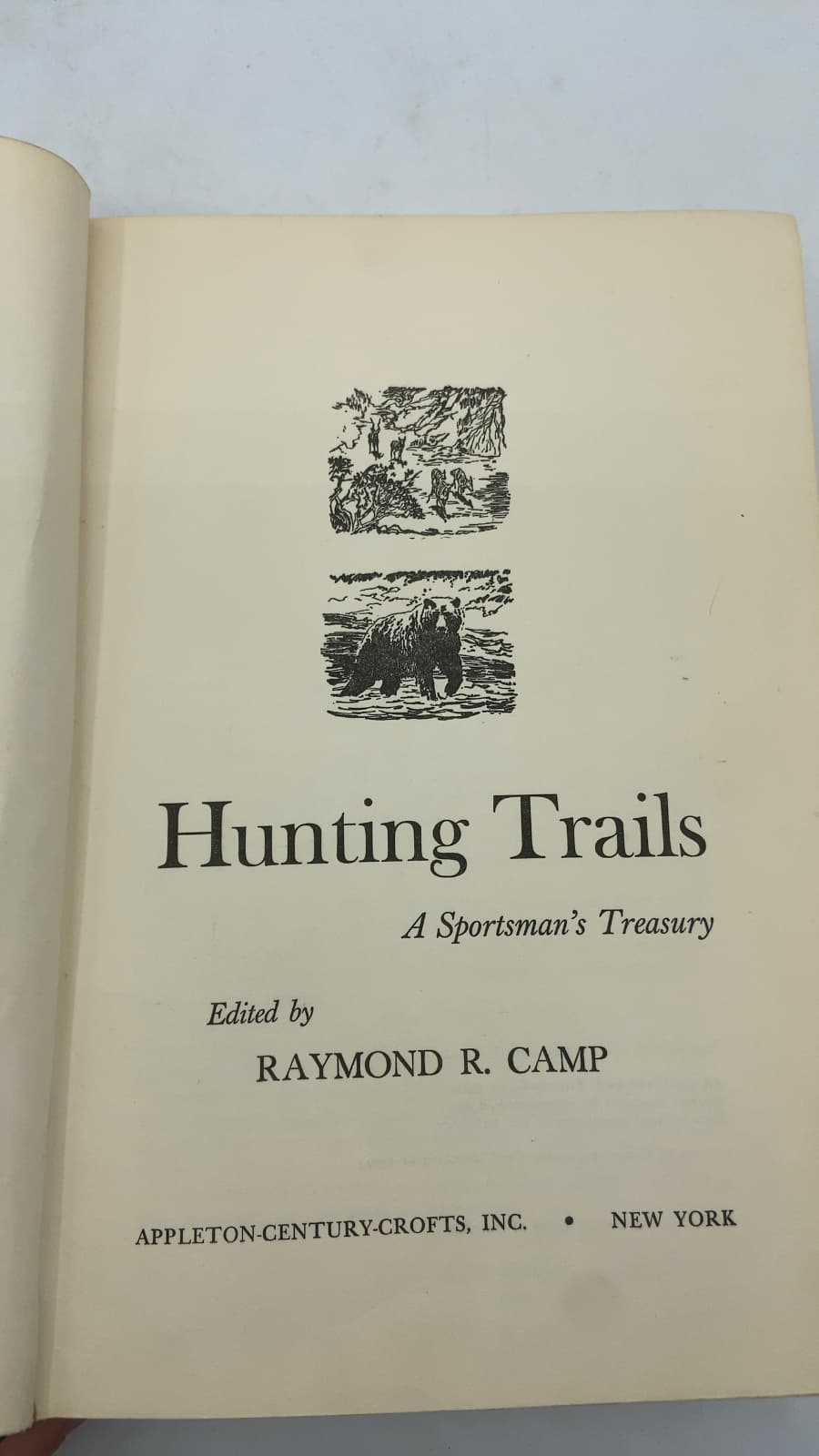 Hunting Trails: A Sportsman's Treasury by Raymond R. Camp - title page