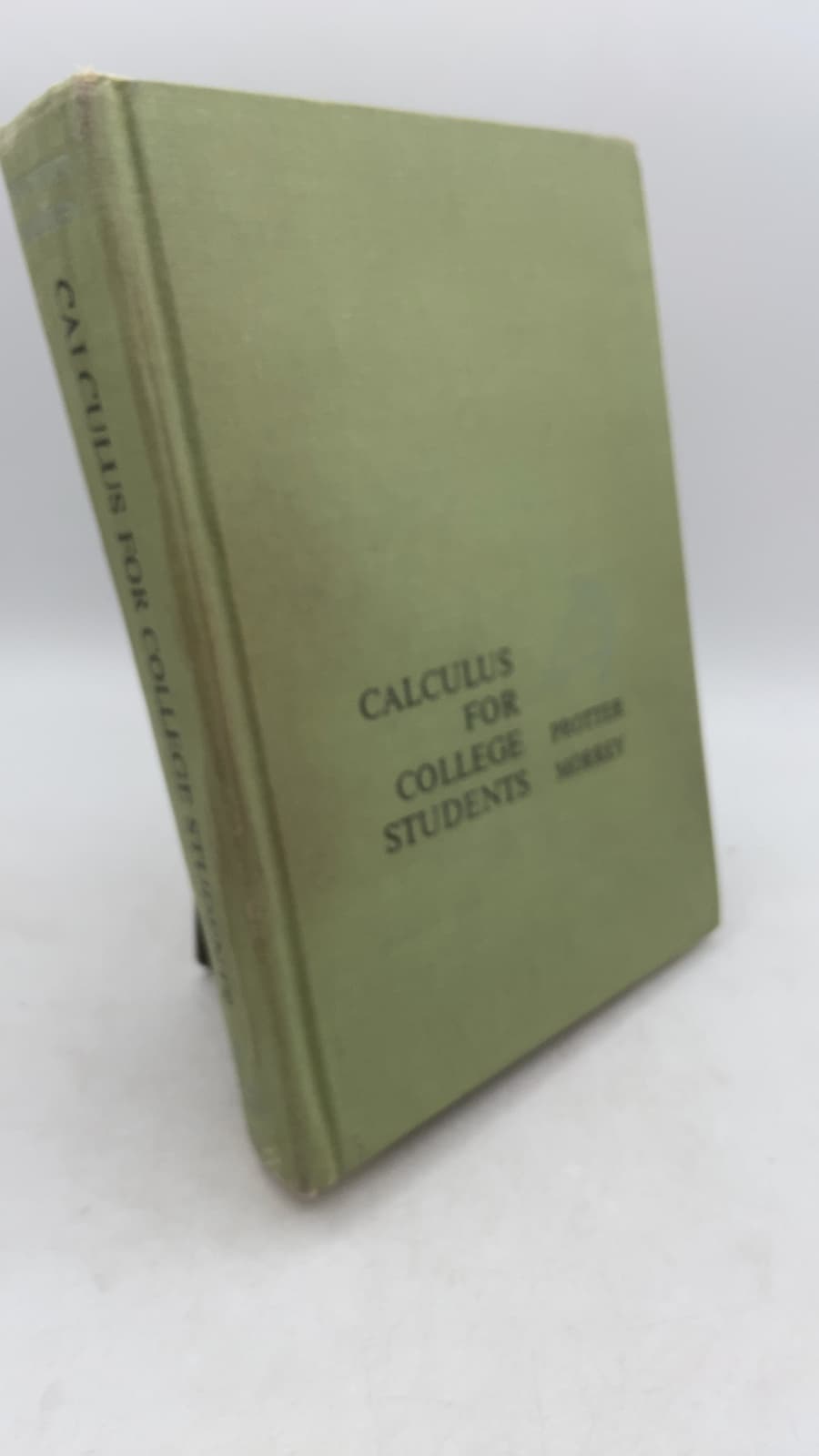 Calculus for College Students by Murray H. Protter and Charles B. Morrey, Jr. - front cover