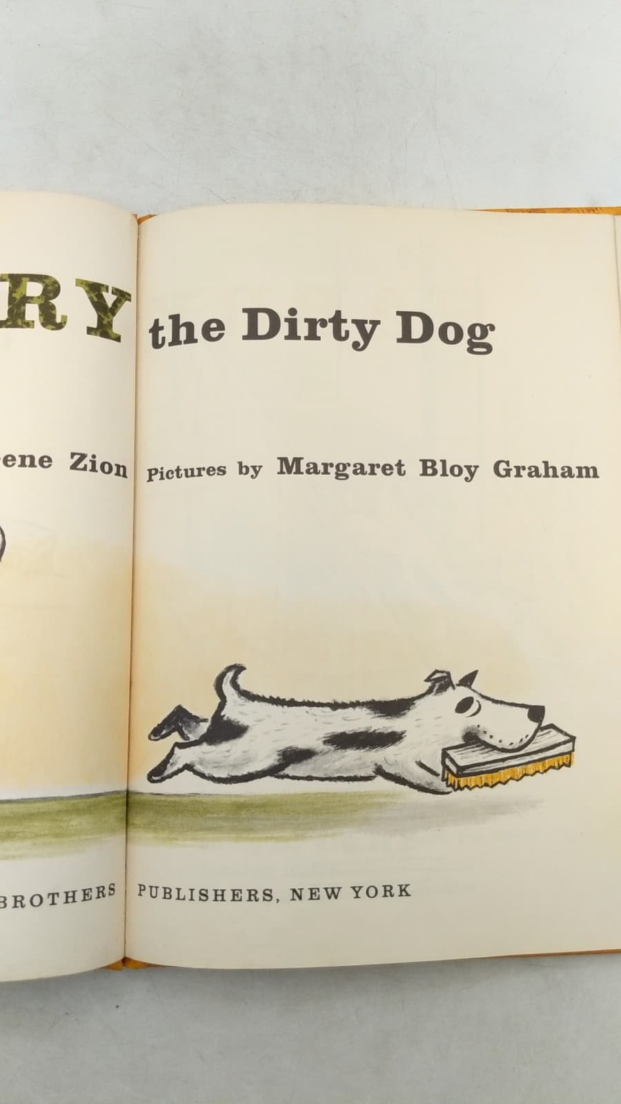 Harry the Dirty Dog by Gene Zion - title page