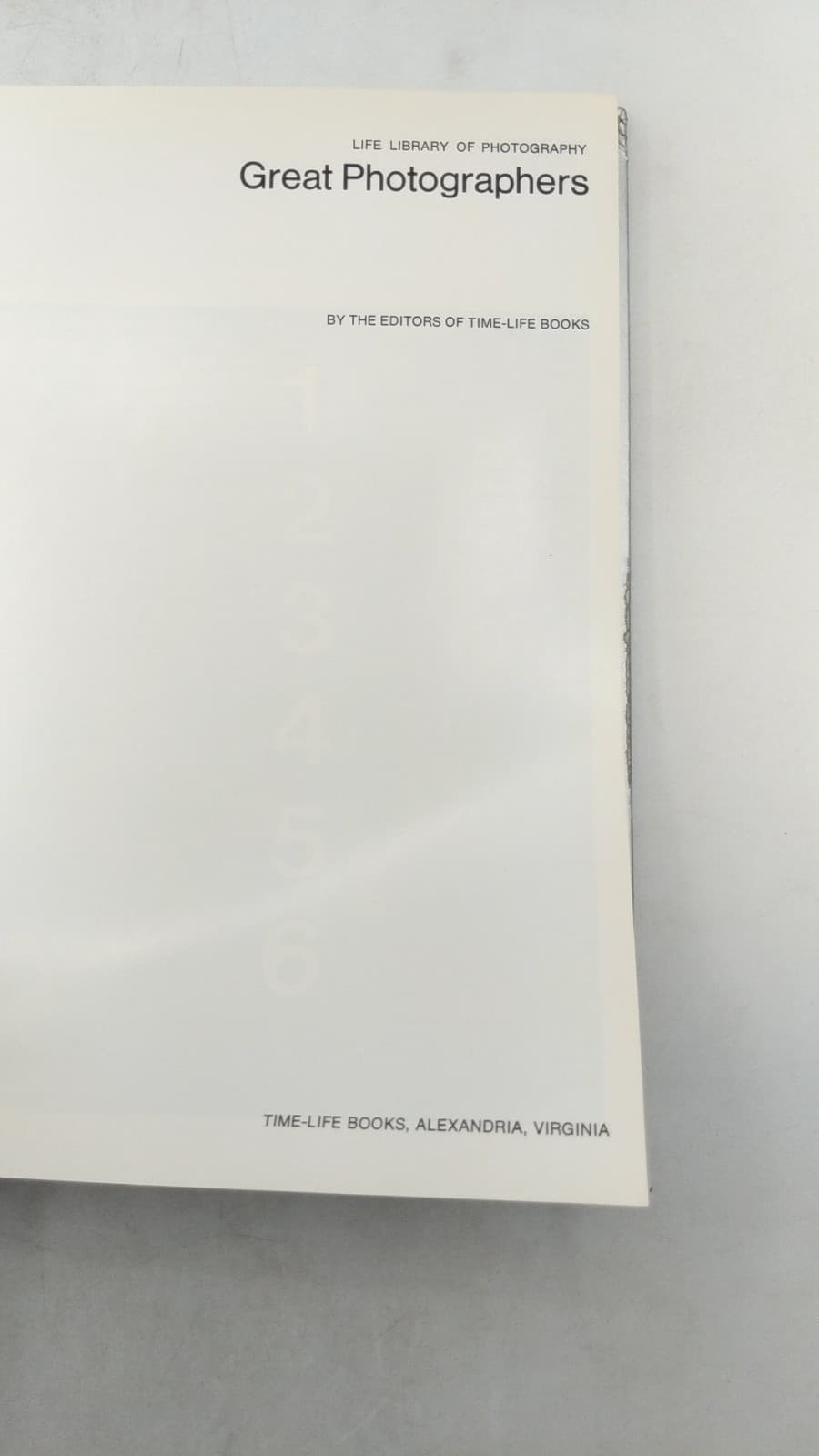 Great Photographers by The Editors of Time-Life Books - title page