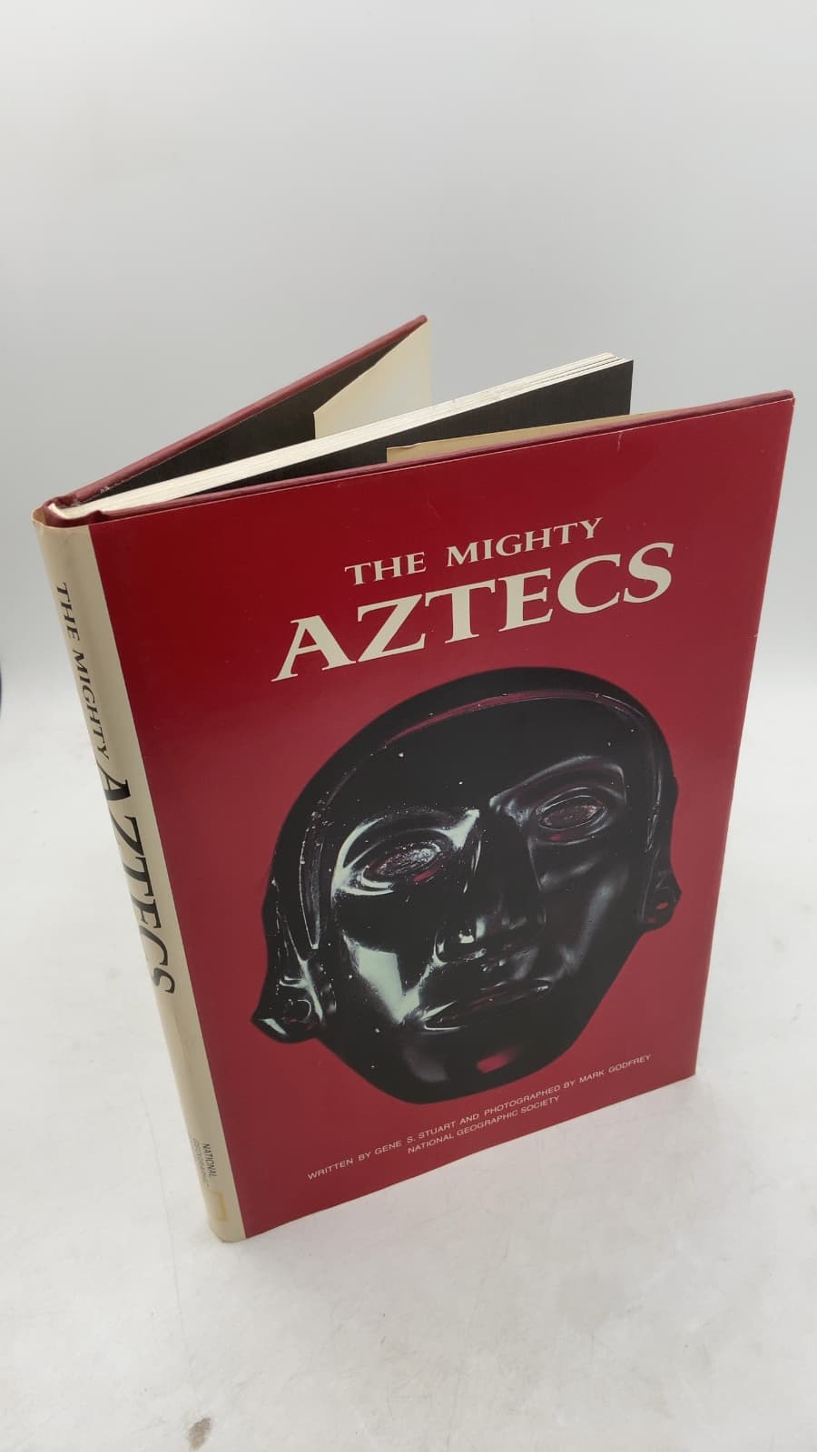 The Mighty Aztecs by Gene S. Stuart - front cover