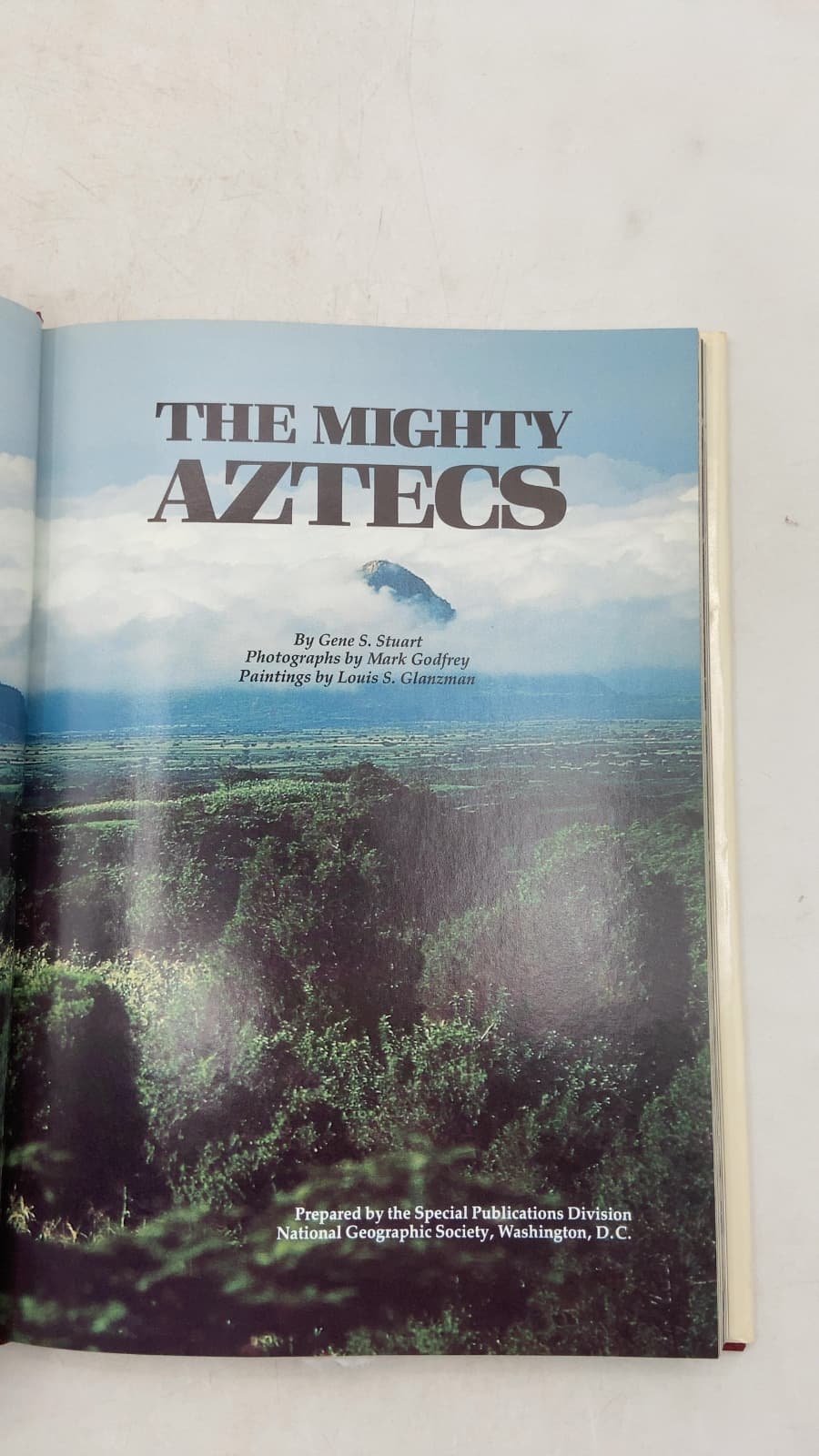 The Mighty Aztecs by Gene S. Stuart - title page