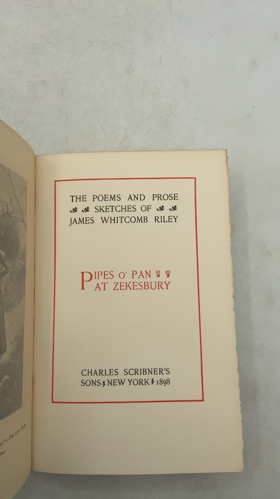 Pipes o' Pan at Zekesbury by James Whitcomb Riley - title page