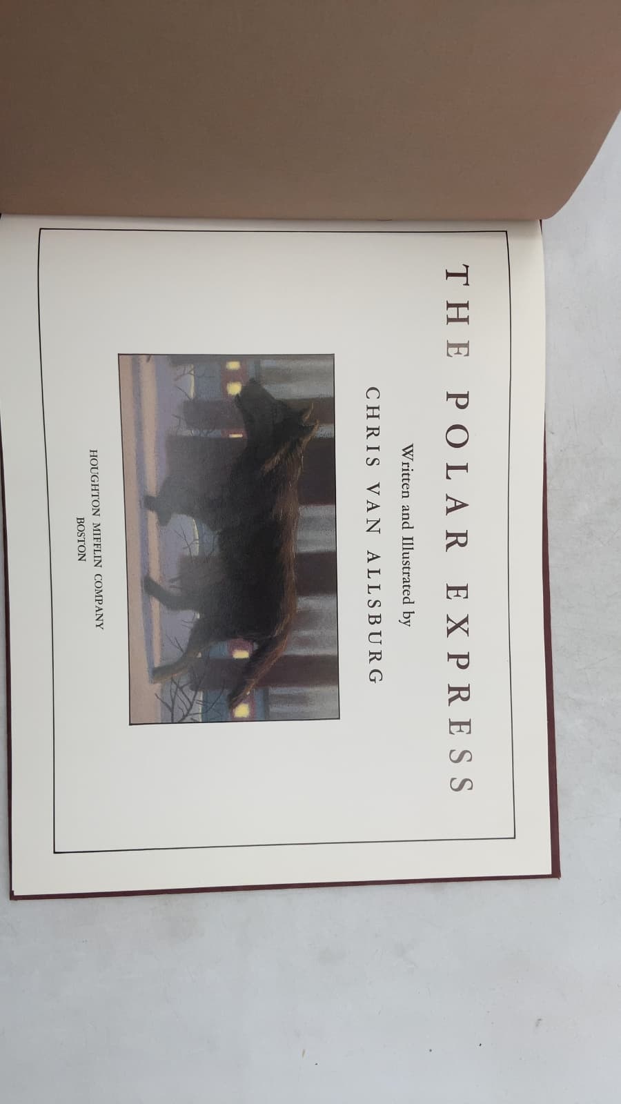 The Polar Express by Chris Van Allsburg - title page