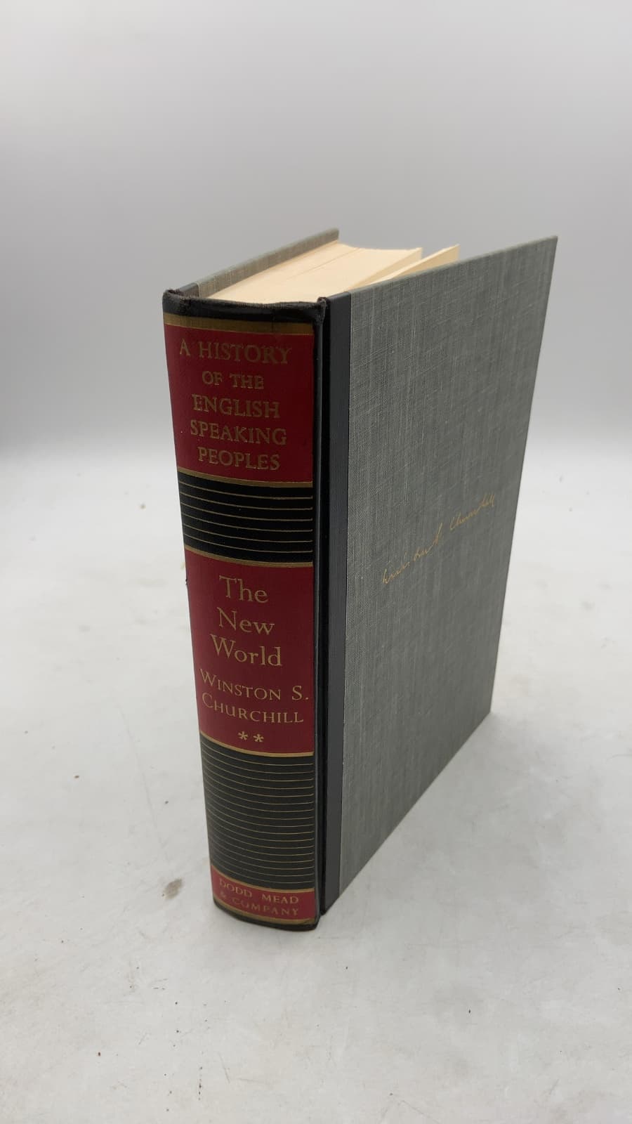 The New World by Winston S. Churchill - front cover