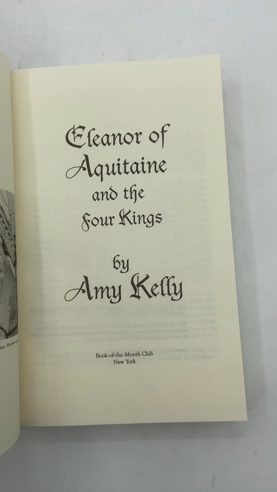 Eleanor of Aquitaine and the Four Kings by Amy Kelly - title page