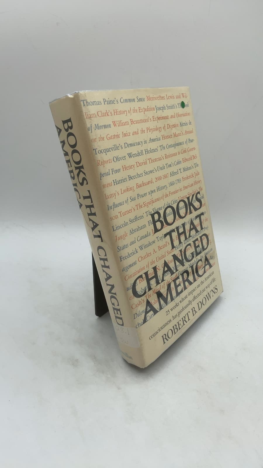 Books That Changed America by Robert B. Downs - front cover