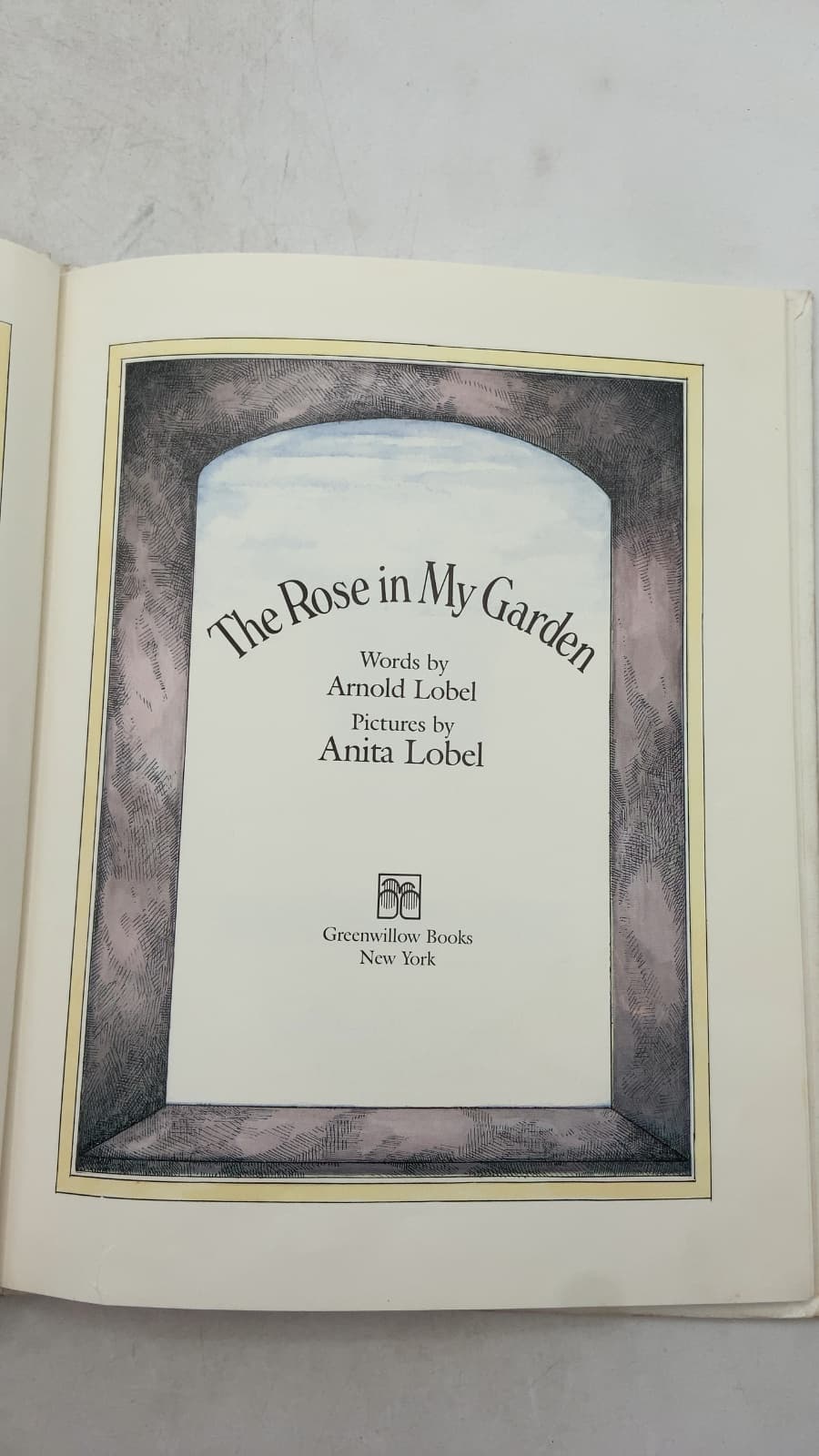 The Rose in My Garden by Arnold Lobel - title page