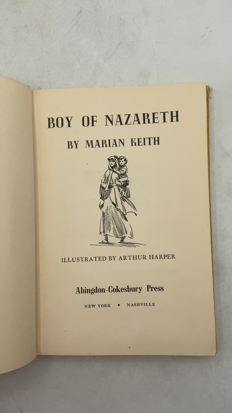 Boy of Nazareth by Marian Keith - title page