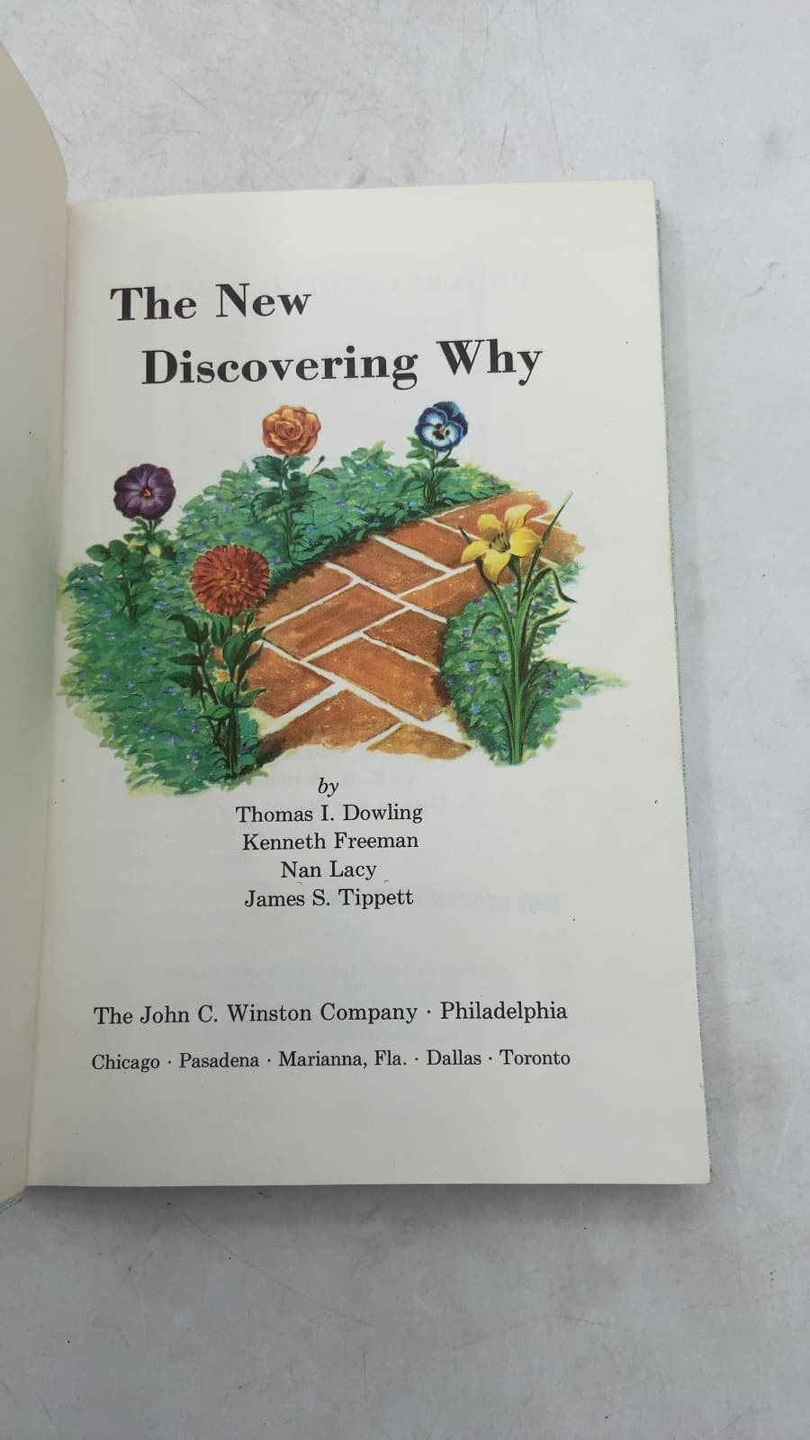 The New Discovering Why by Thomas I. Dowling, Kenneth Freeman, Nan Lacy, James S. Tippett - title page