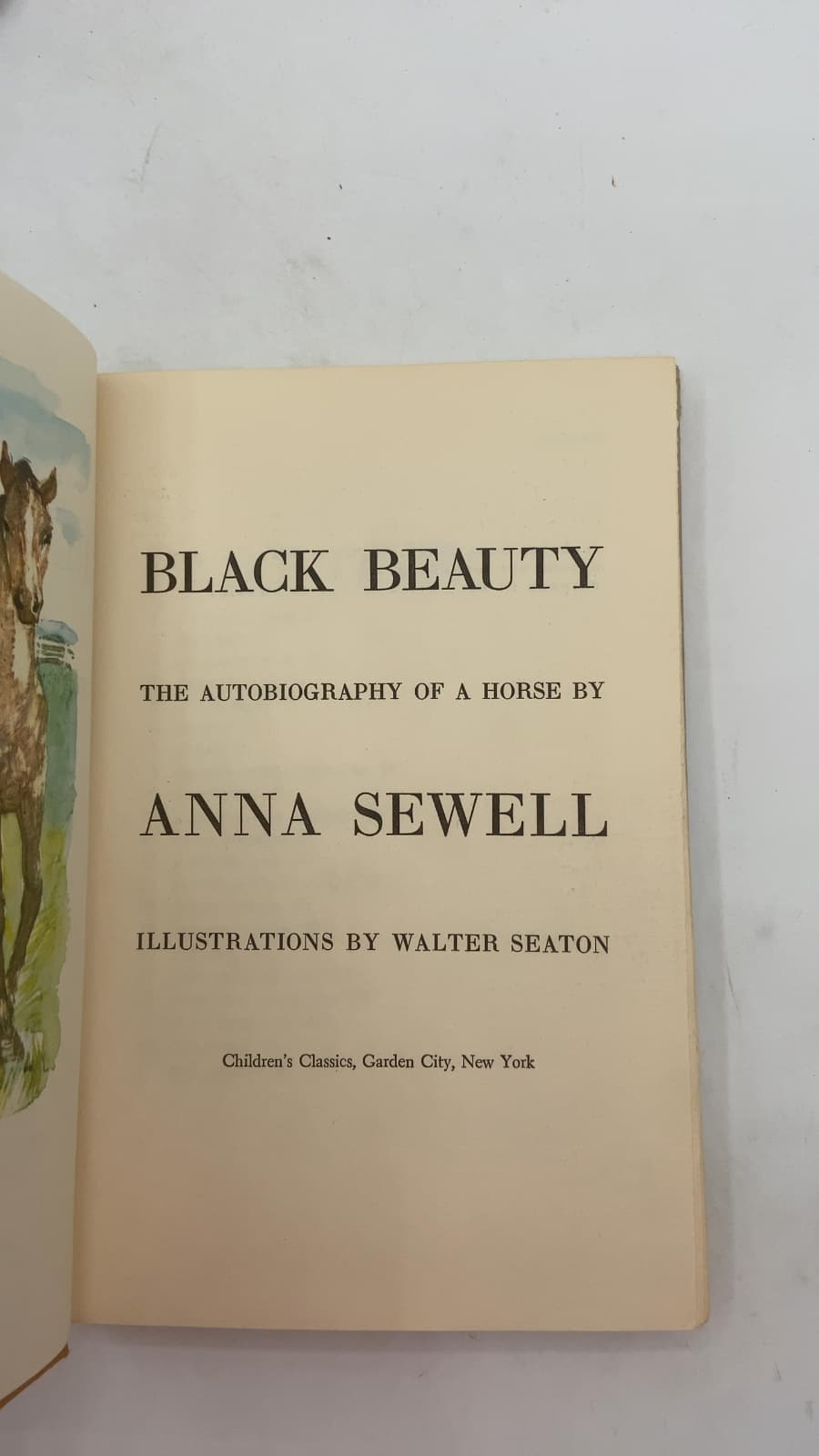 Black Beauty: The Autobiography of a Horse by Anna Sewell - title page