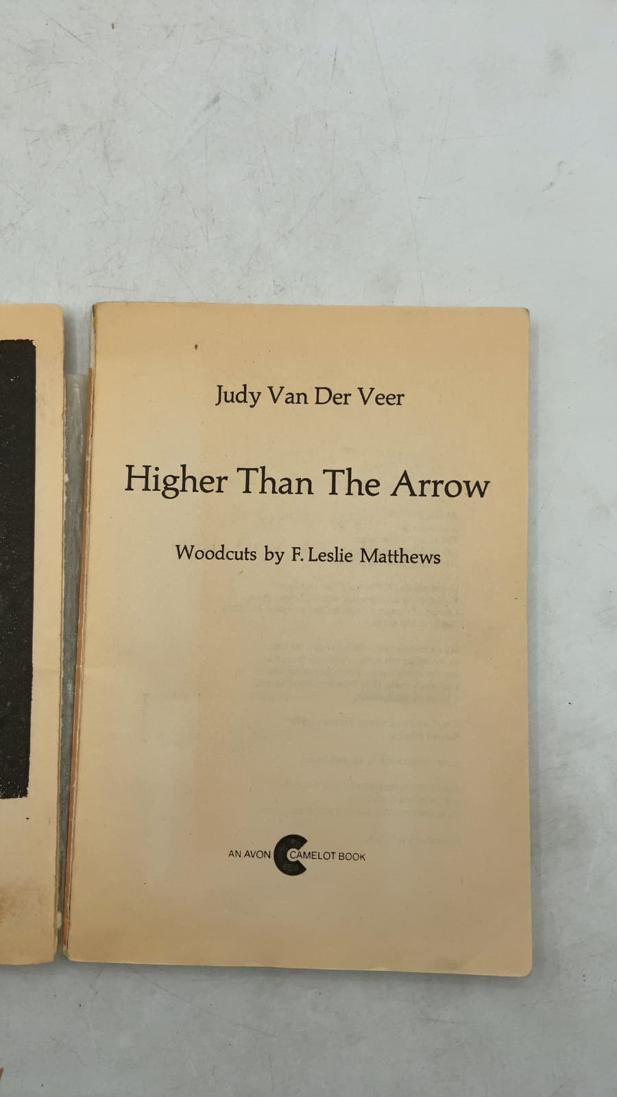 Higher Than The Arrow by Judy Van Der Veer - title page