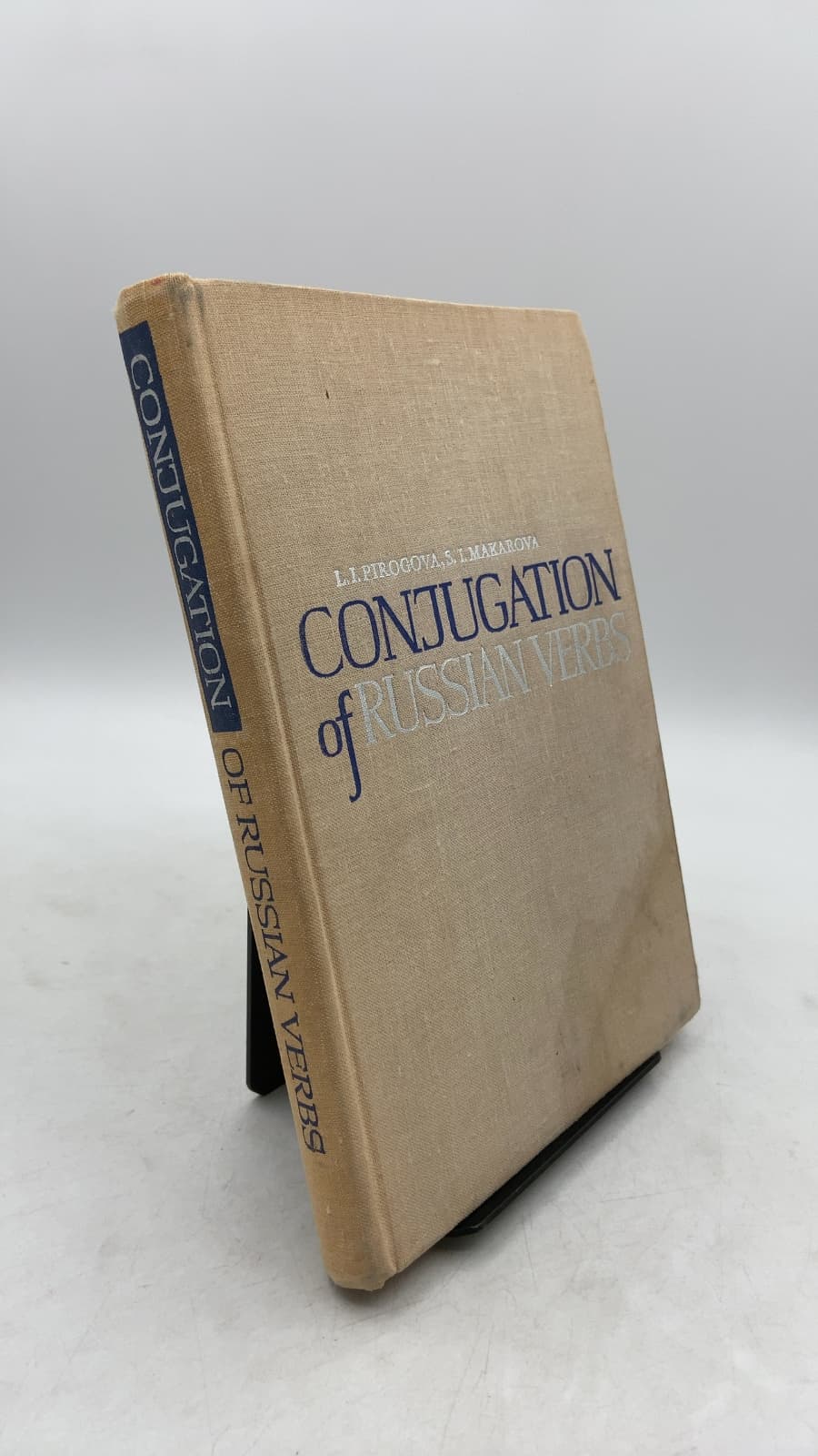 Conjugation of Russian Verbs by L. I. Pirogova, S. I. Makarova - front cover