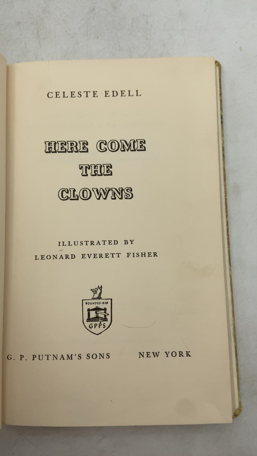 Here Come the Clowns by Celeste Edell - title page
