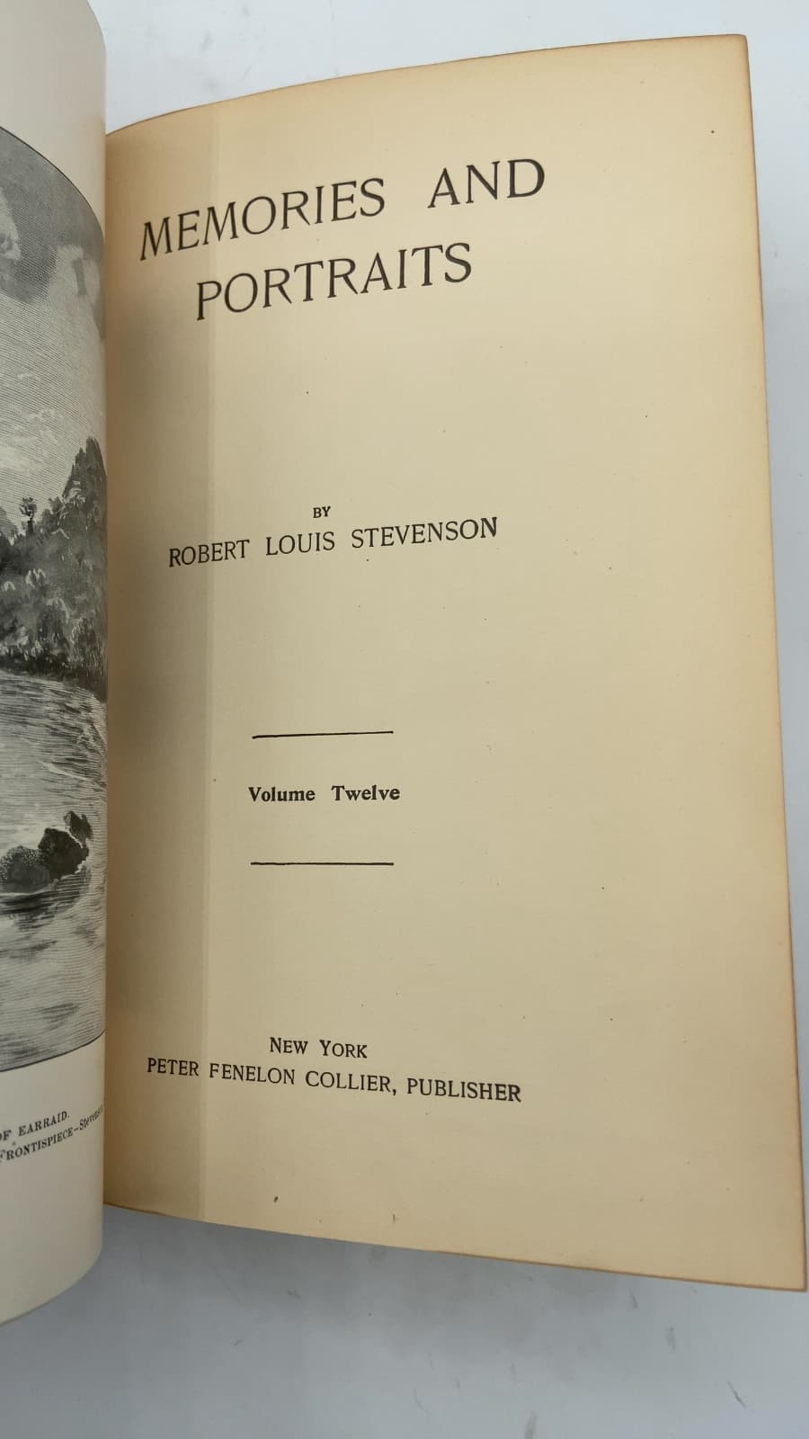 Memories AND Portraits by Robert Louis Stevenson - title page